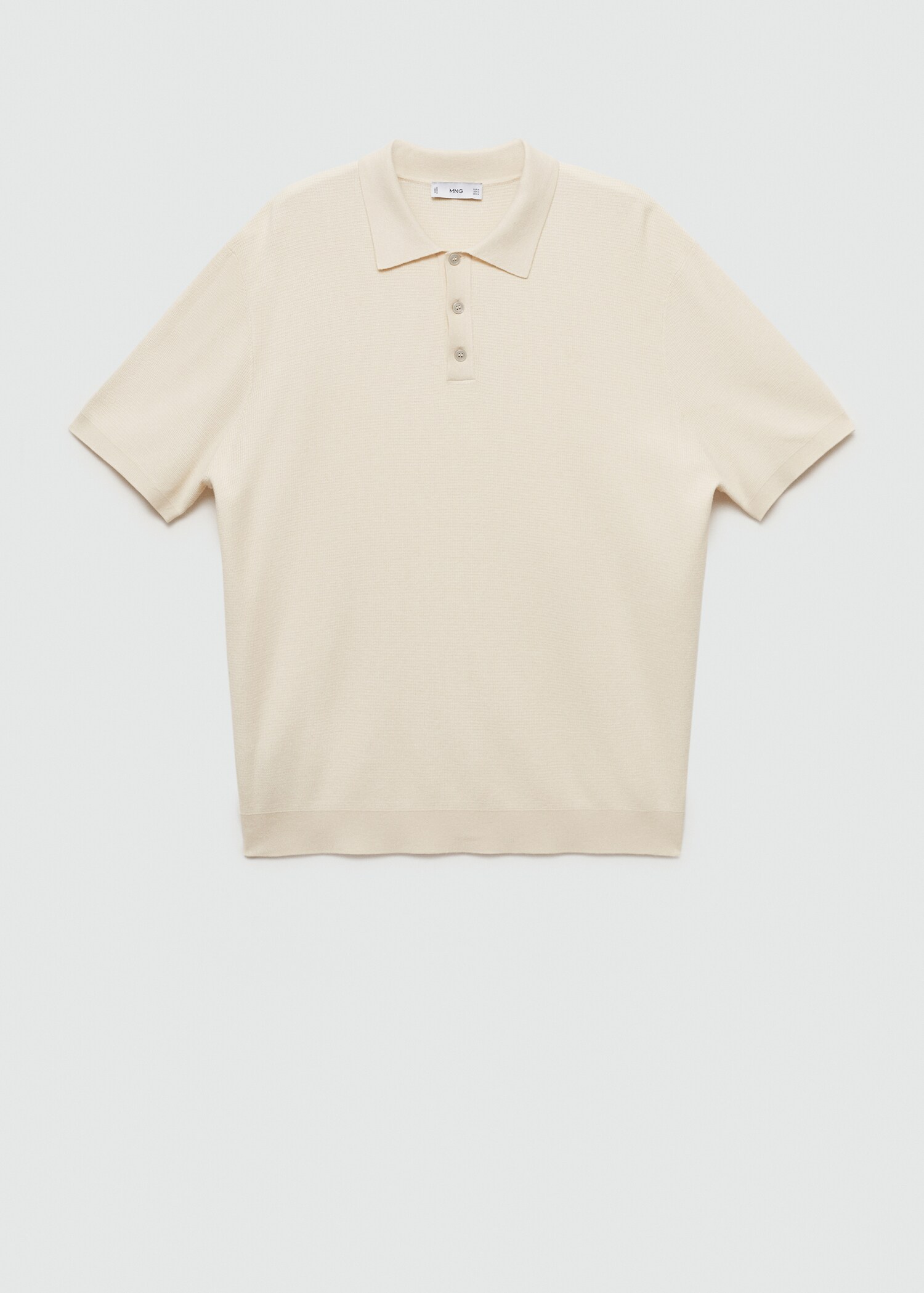 Polo maille fine structuré - Article sans modèle