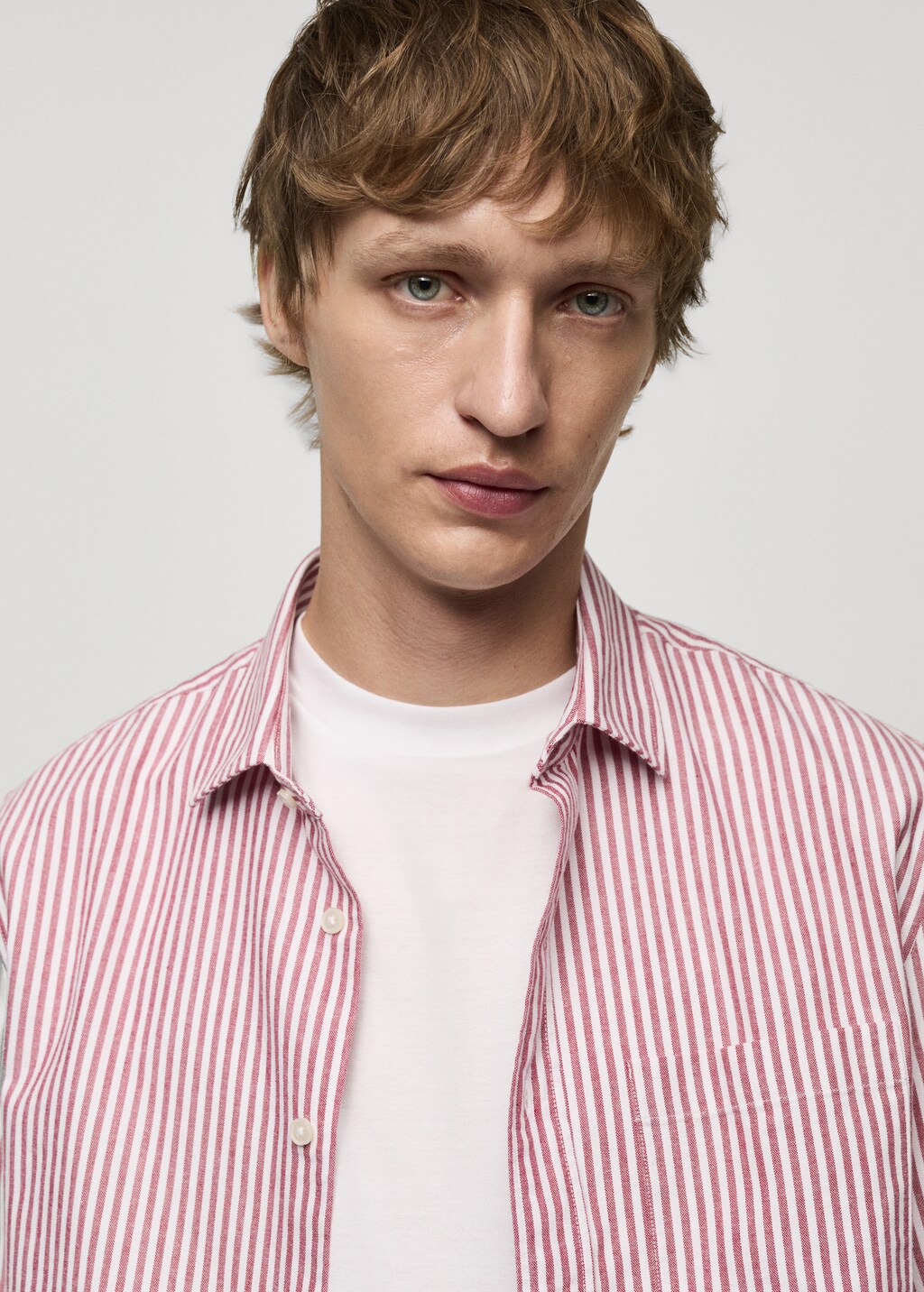 100% cotton kodak striped shirt