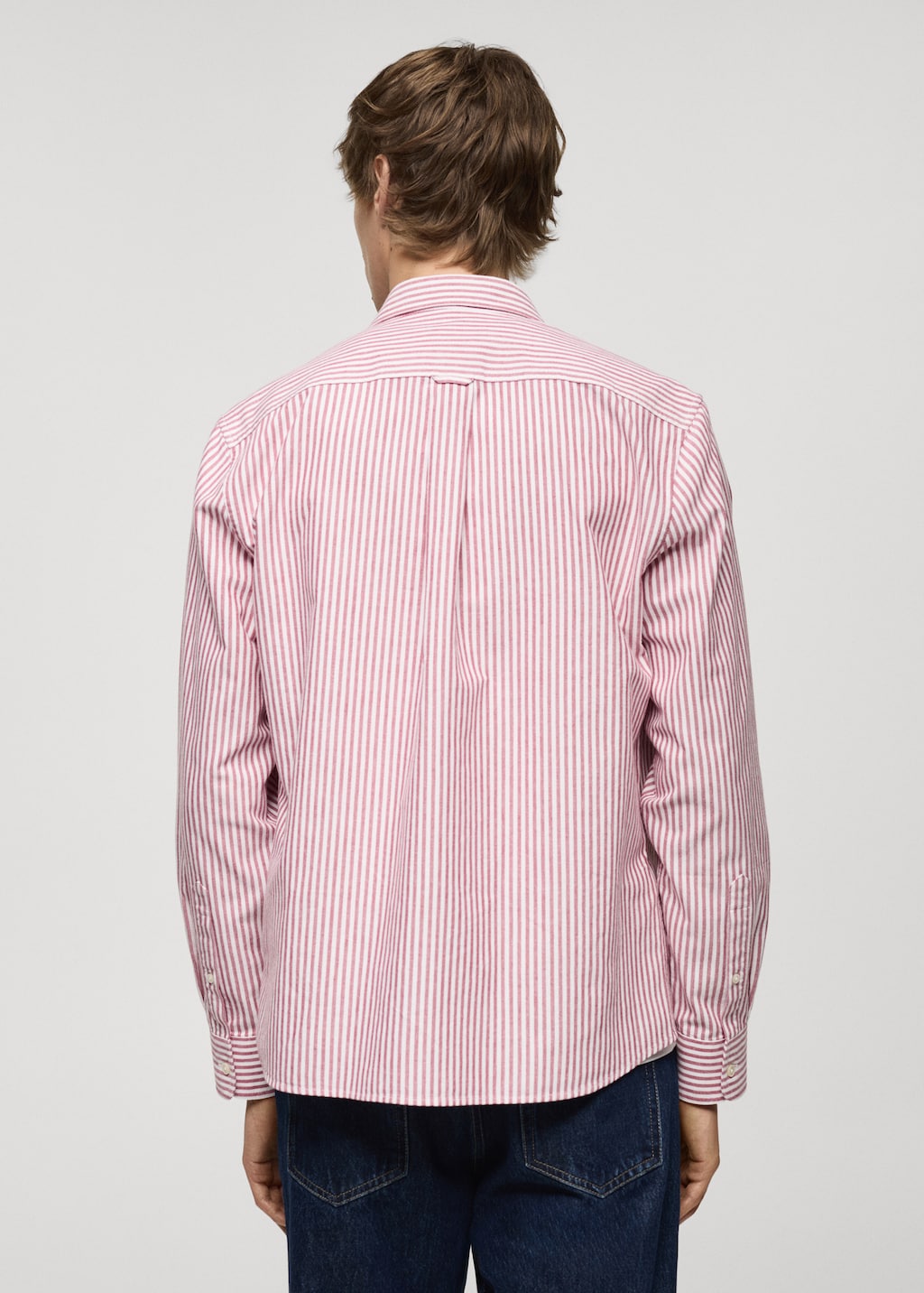 100% cotton kodak striped shirt - Men | MANGO Niger