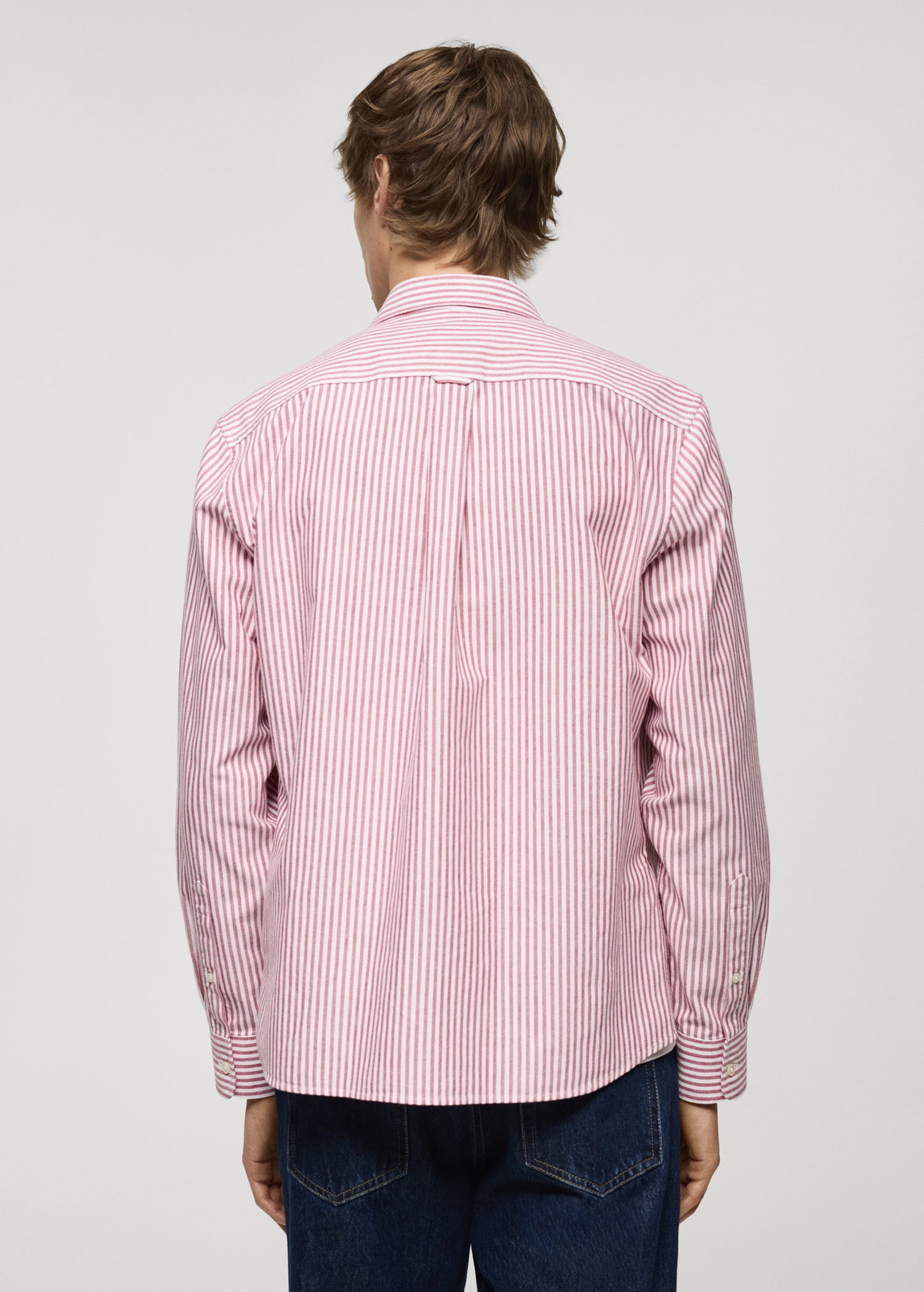 100% cotton kodak striped shirt - Reverse of the article