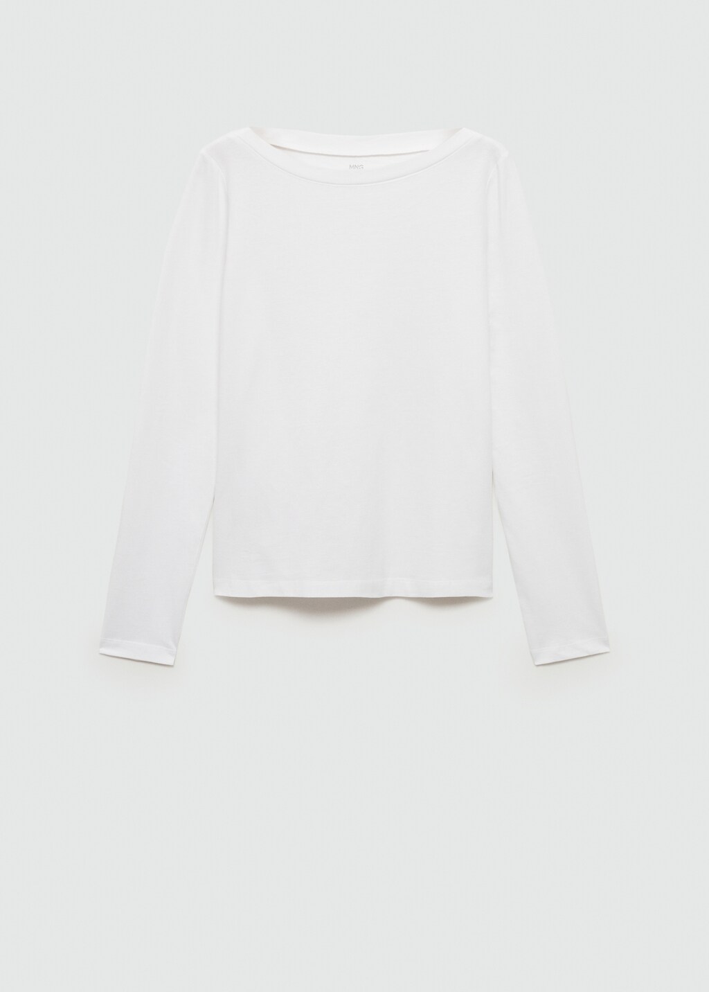 韓国 スリット Tシャツ 長袖 [ROCKCAKE] CUTOUT BOAT NECK TOP Linen Boat-Neck Cropped Top | Banana Republic