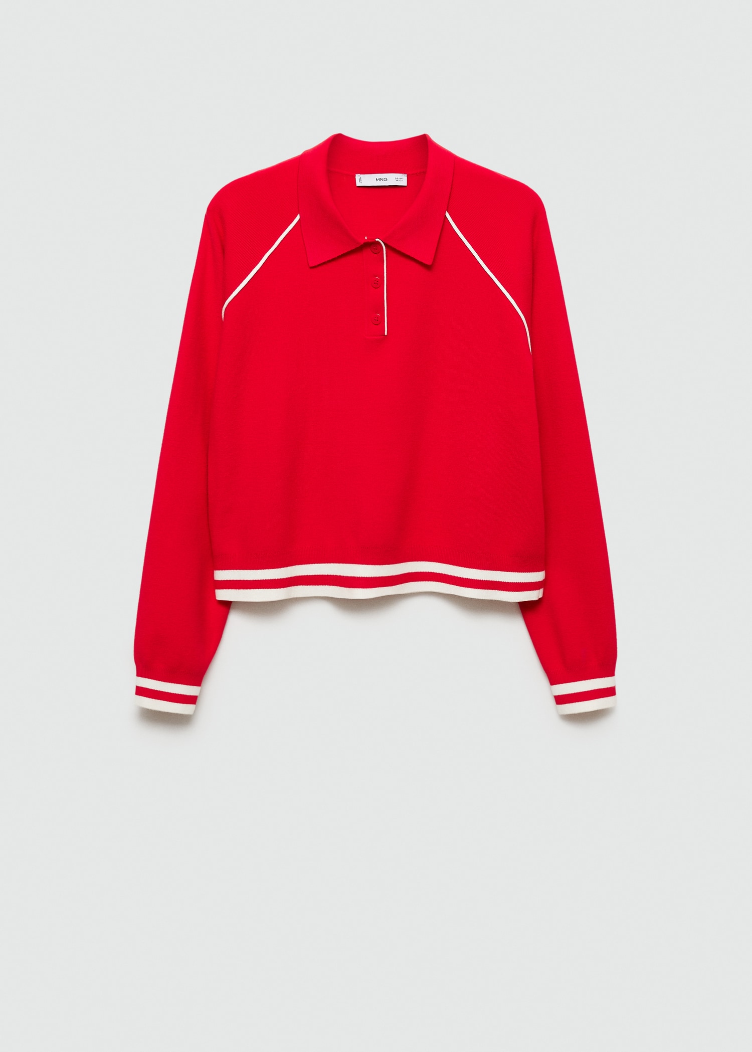 Contrast-edge sweater - Article without model
