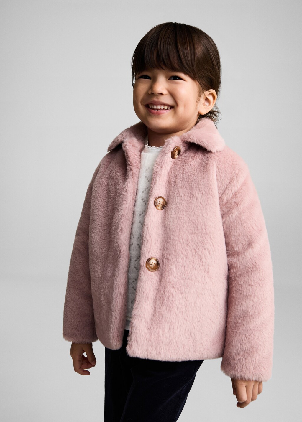 Kids fluffy coat new arrivals