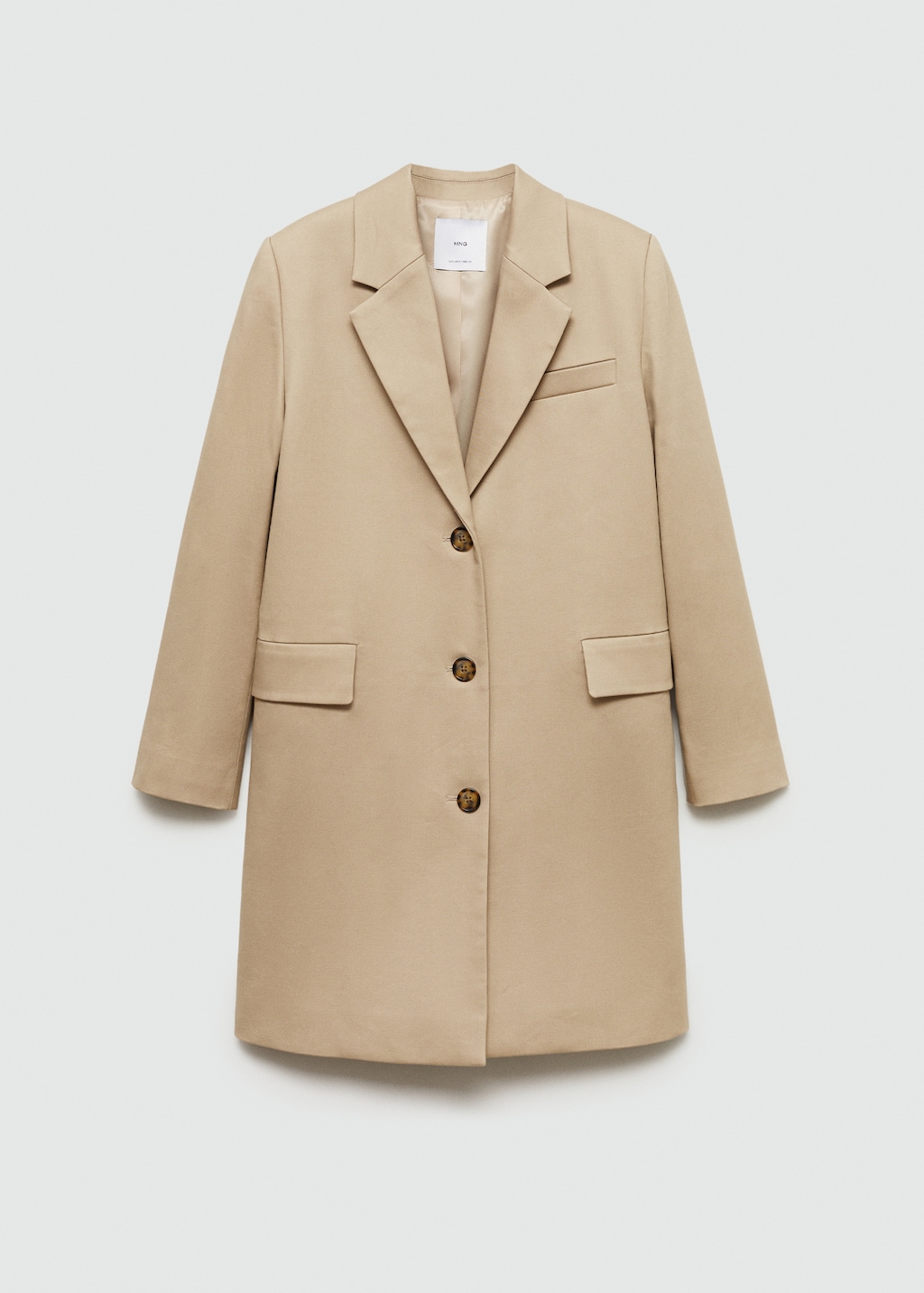 Mango beige coat best sale