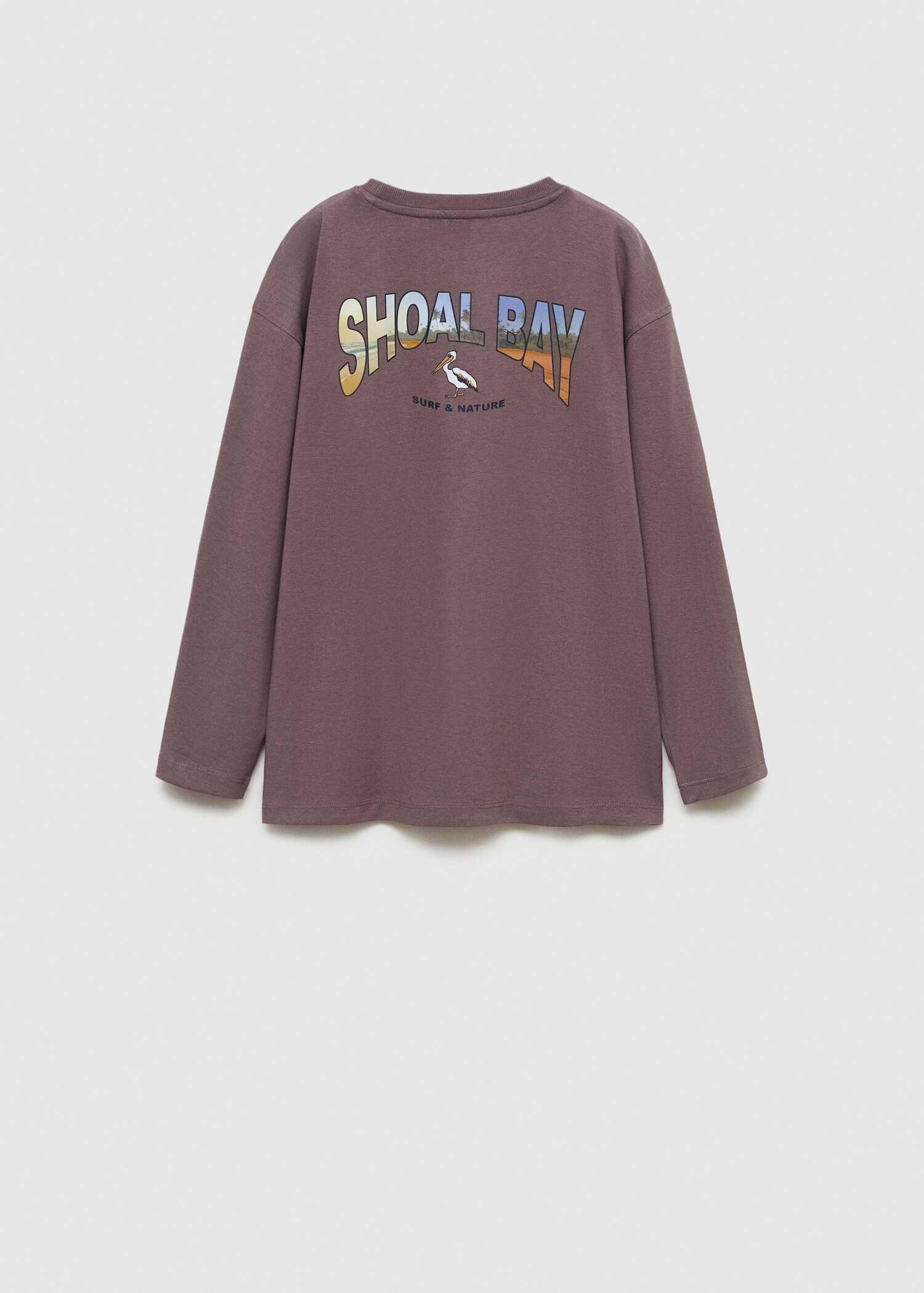 T-shirt manches longues imprimé - Verso de l’article