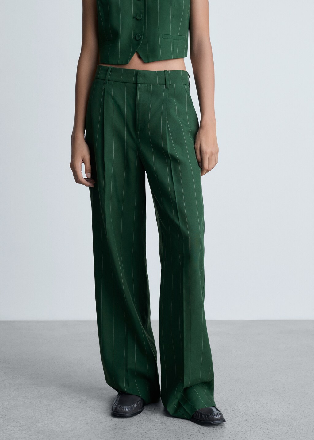 Pantalón traje raya diplomática