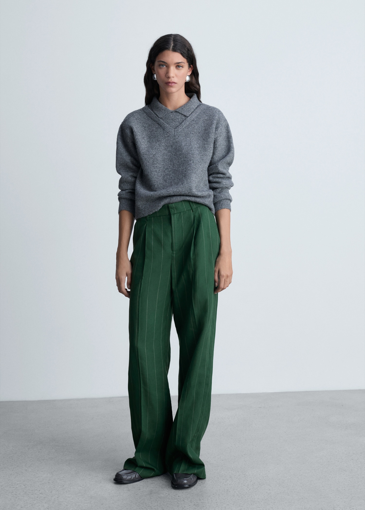 Green Mango Pantalon Verde Bañador Verde H&m Traje Verde