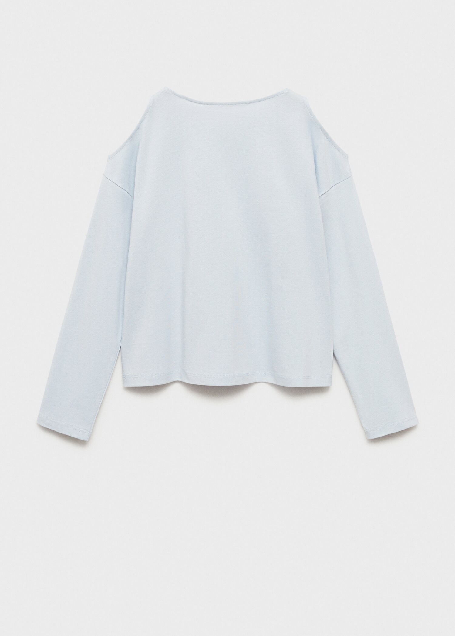 Camiseta manga larga aberturas - Reverso del artículo
