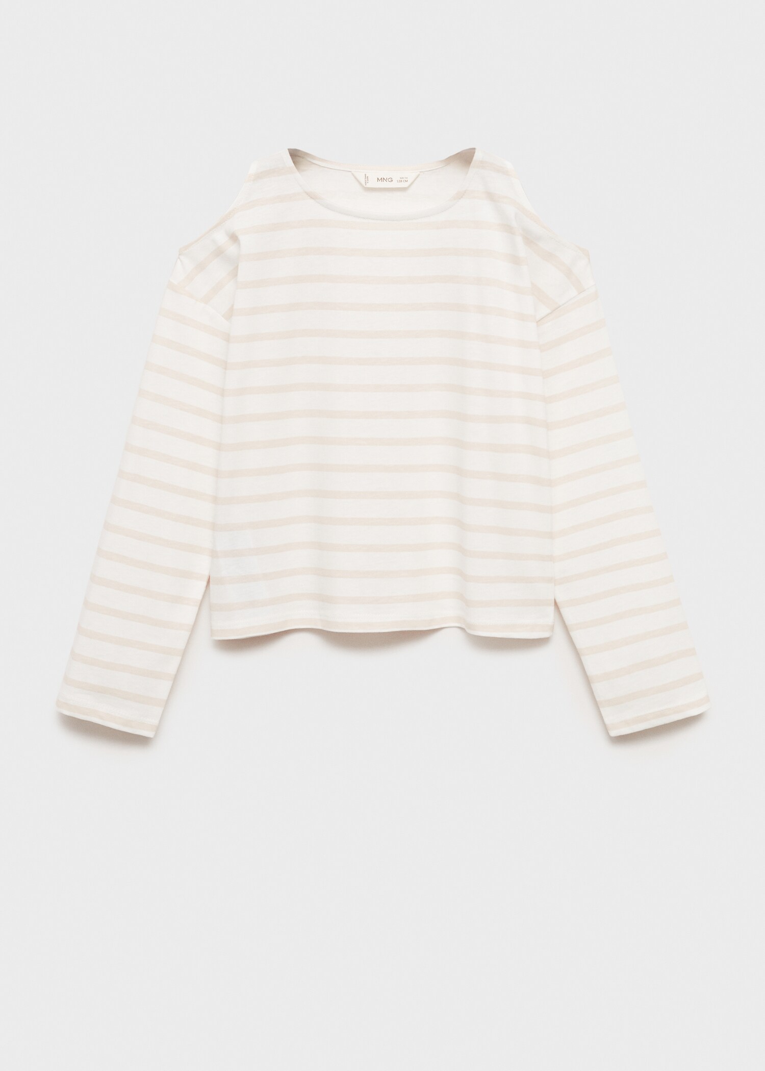 T-shirt coton ouverture épaules - Article sans modèle