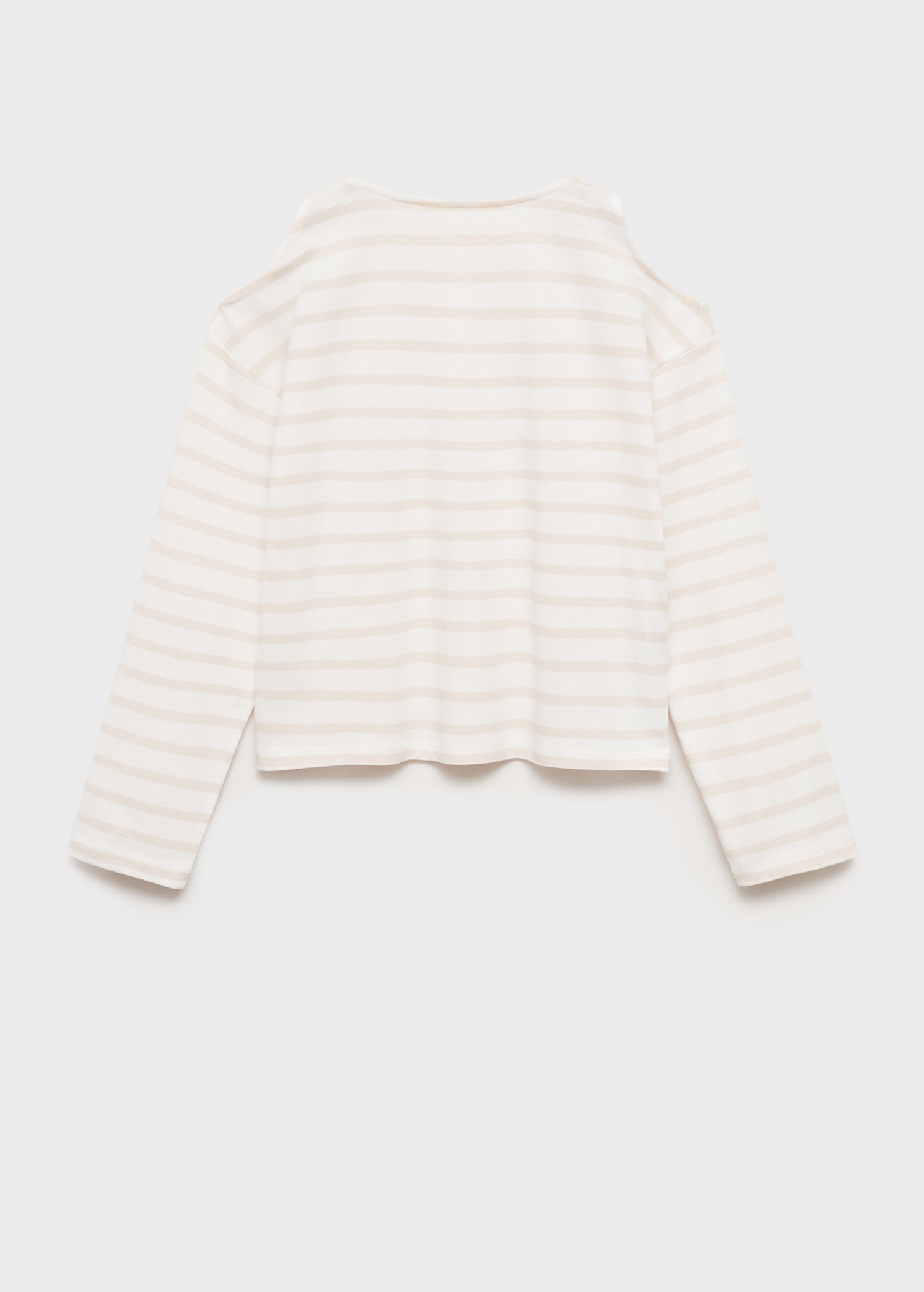 T-shirt coton ouverture épaules - Verso de l’article
