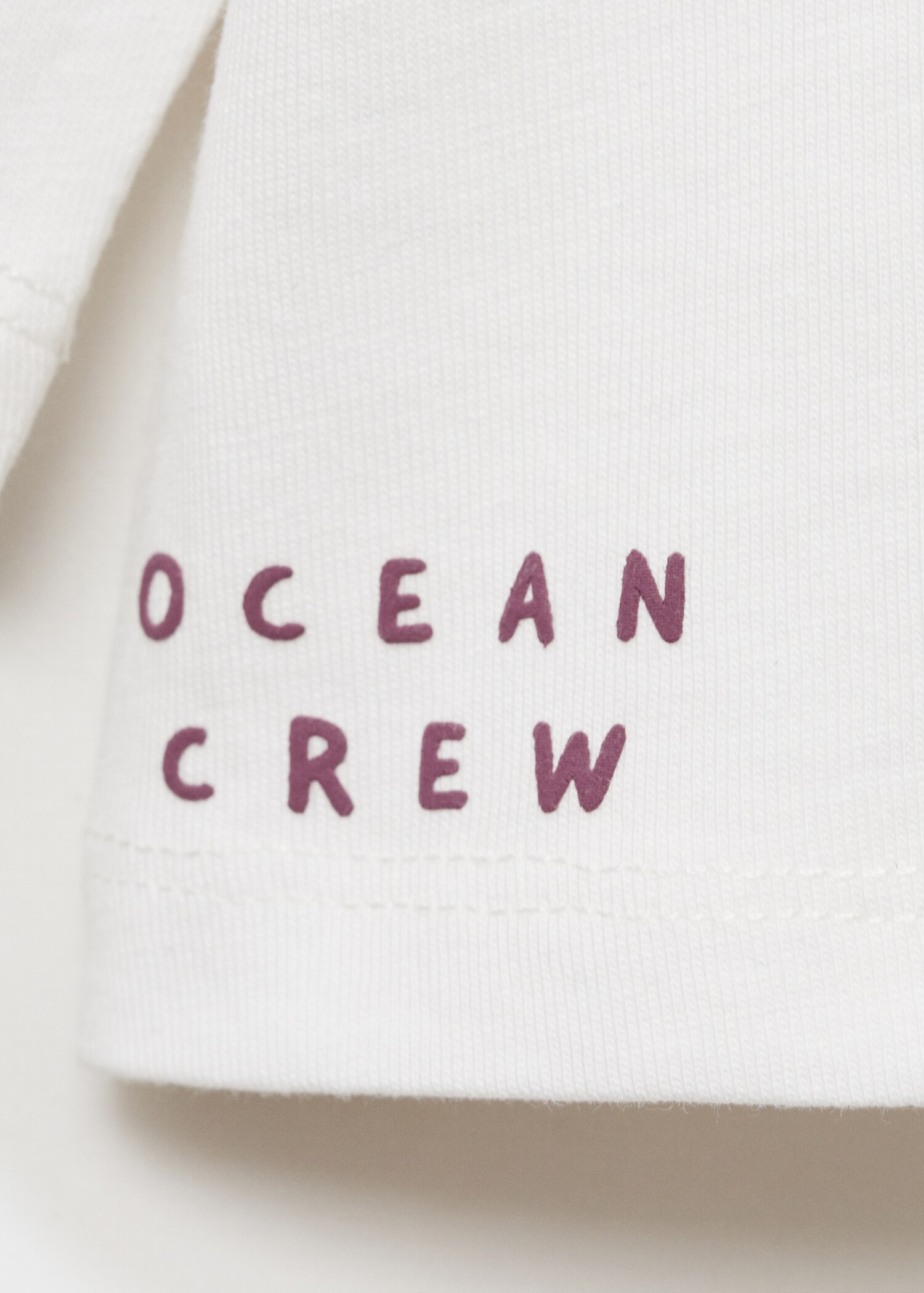 T-shirt coton détail brodé - Détail de l'article 0