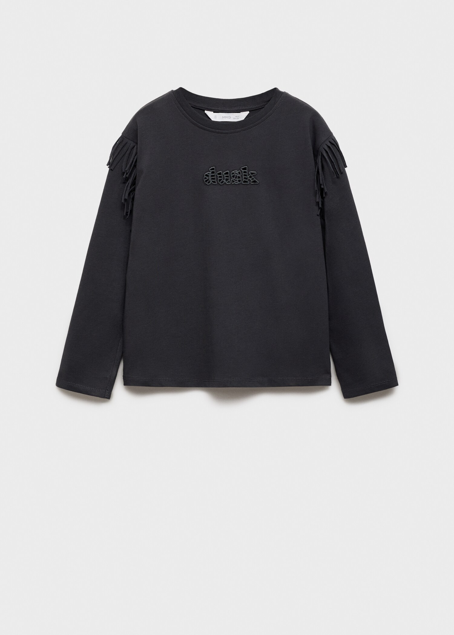 Fringe embroidery T-shirt - Article without model