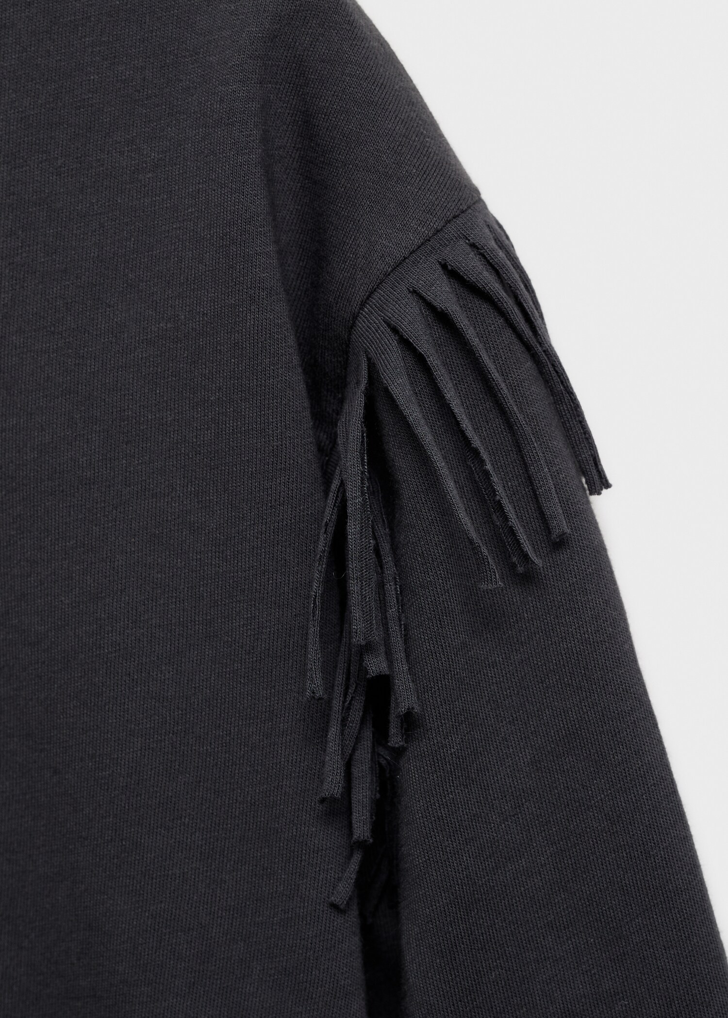 Fringe embroidery T-shirt - Details of the article 0