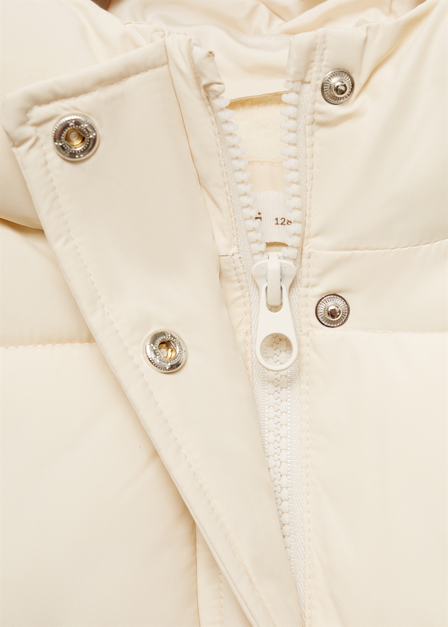 Padded anorak with shearling lining - Details of the article 8