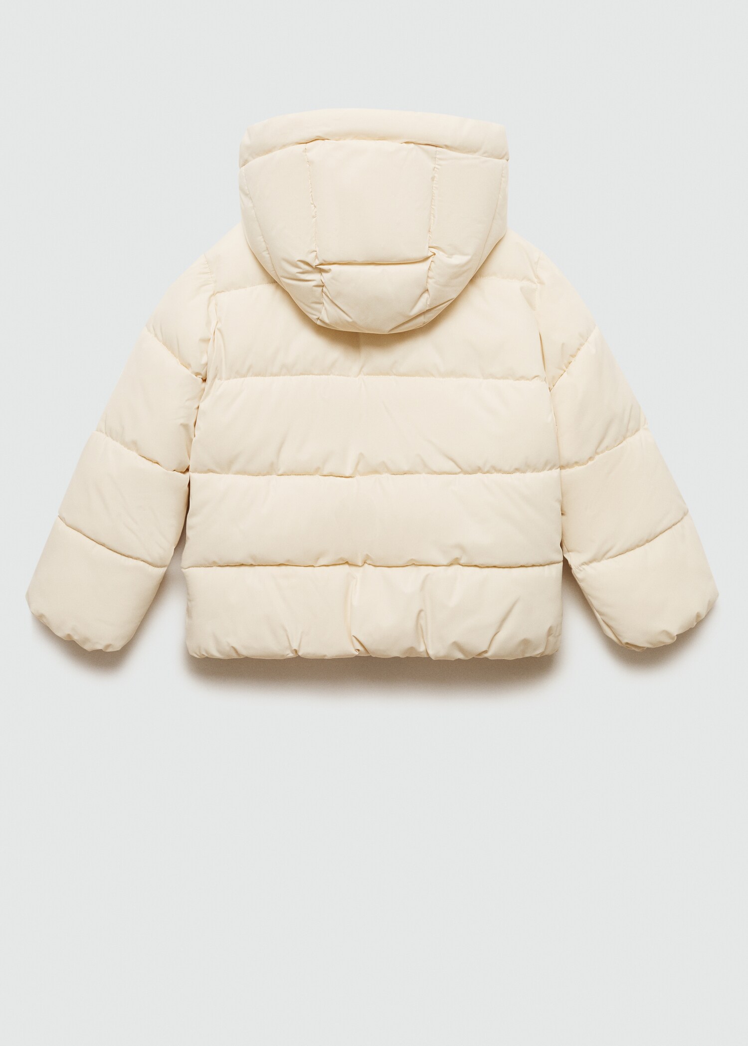 Padded anorak with shearling lining - Reverse of the article