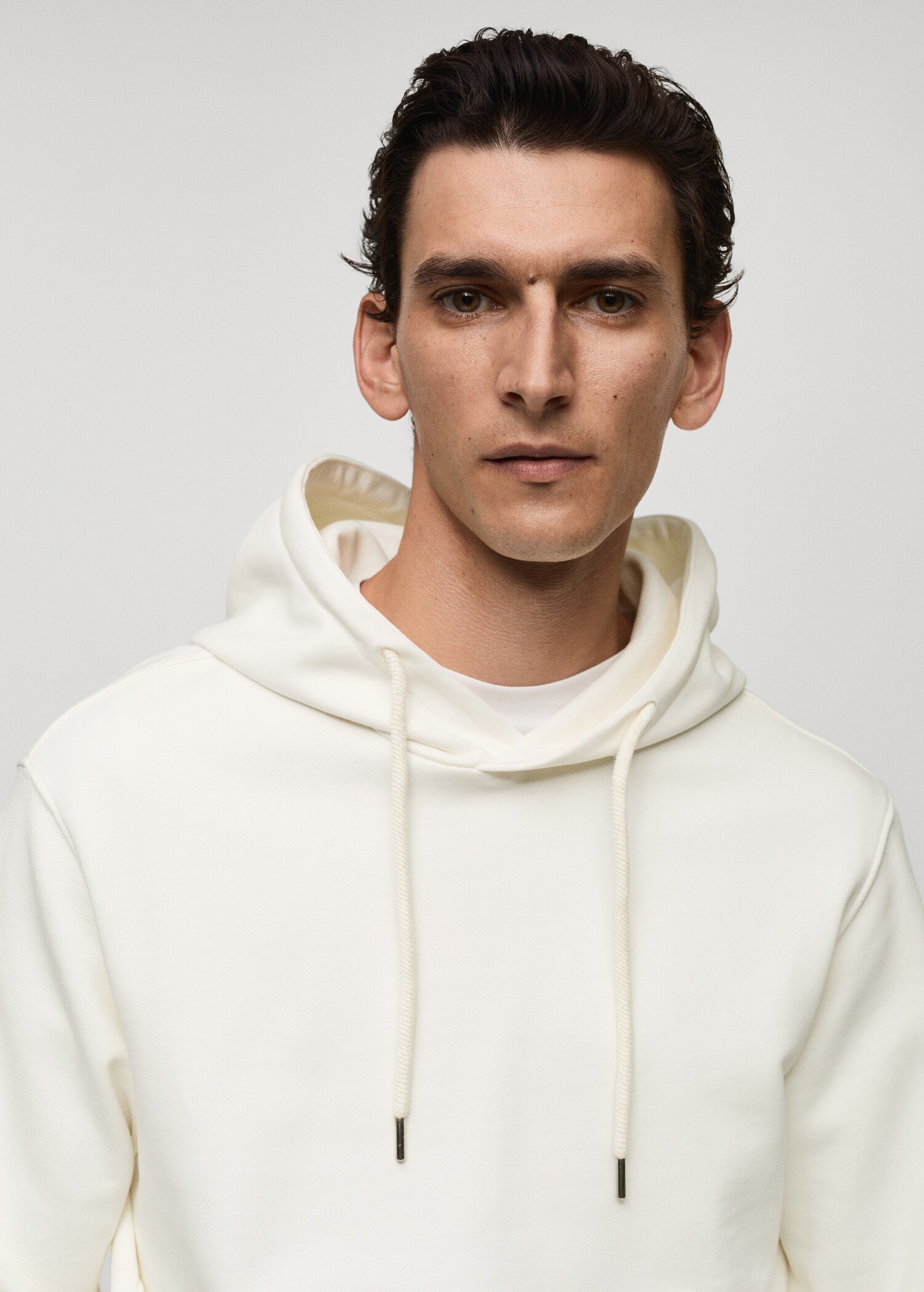 Sudadera algodón capucha regular fit - Detalle del artículo 1