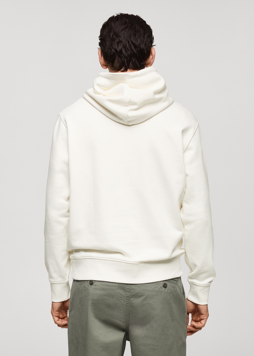 Sudadera algodon capucha regular fit Hombre MANGO Espana Peninsula y Baleares
