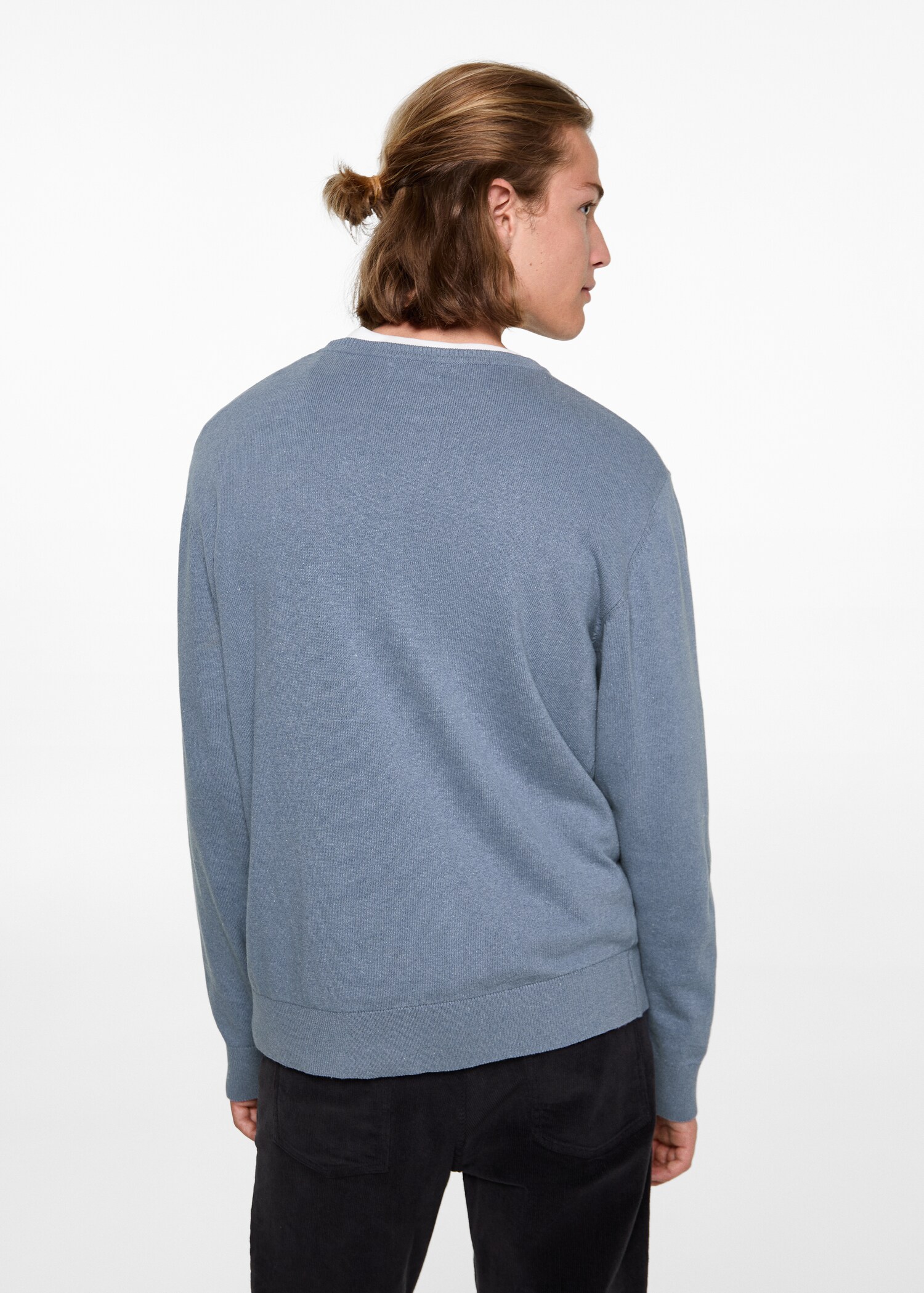 Pull-over maille col rond - Verso de l’article