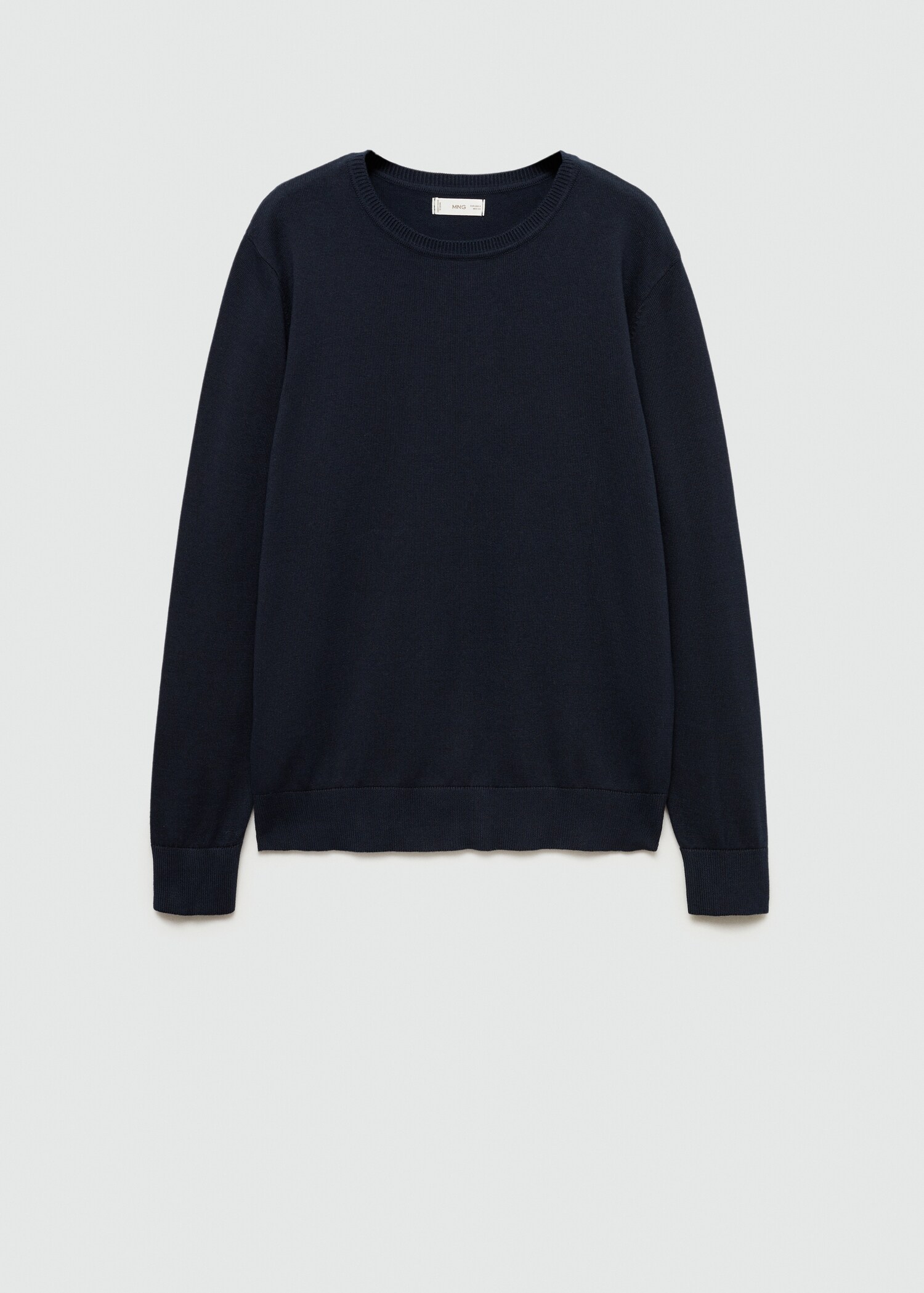 Round-neck knitted sweater - Article without model