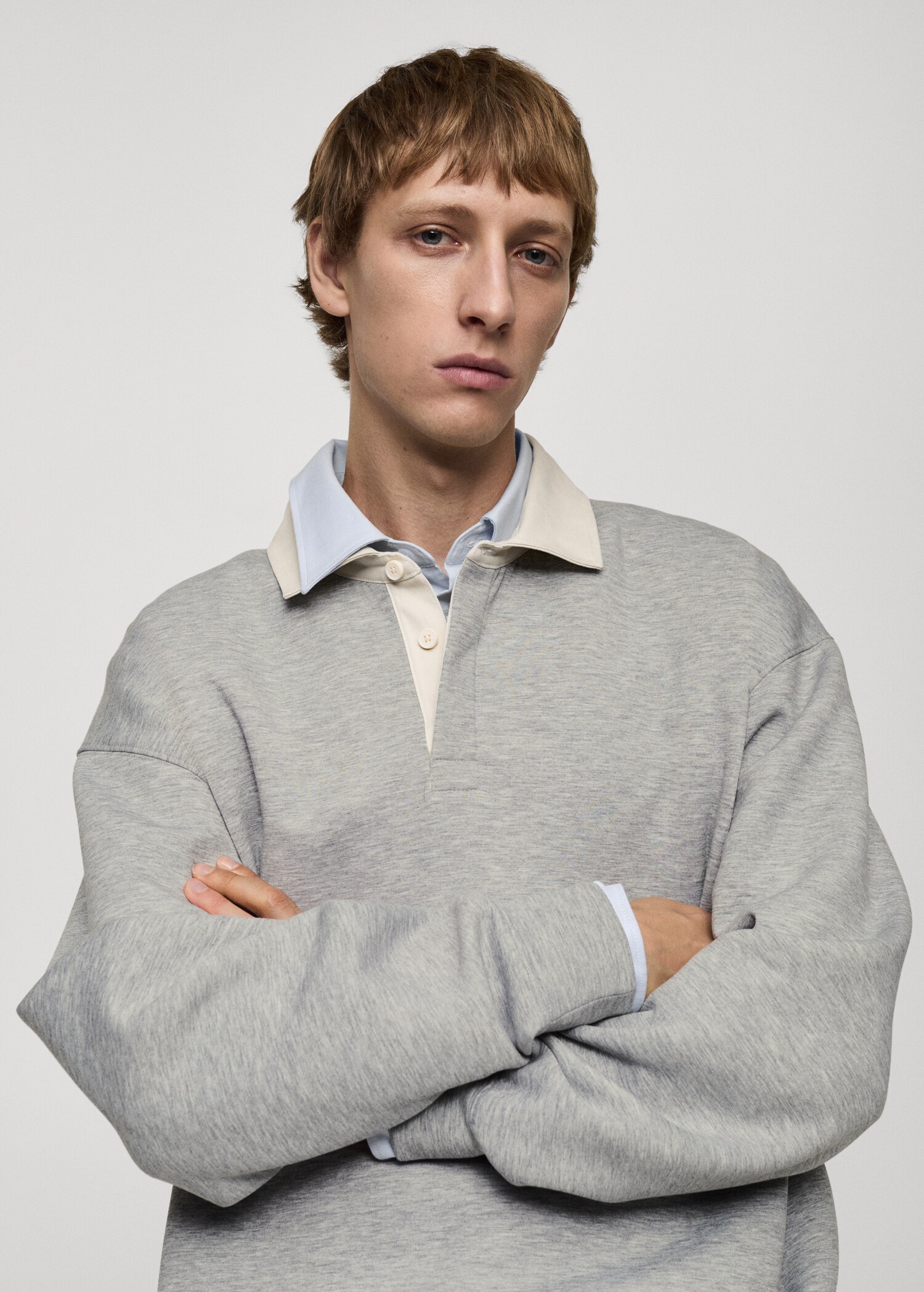 Sweat-shirt polo relaxed-fit - Détail de l'article 1