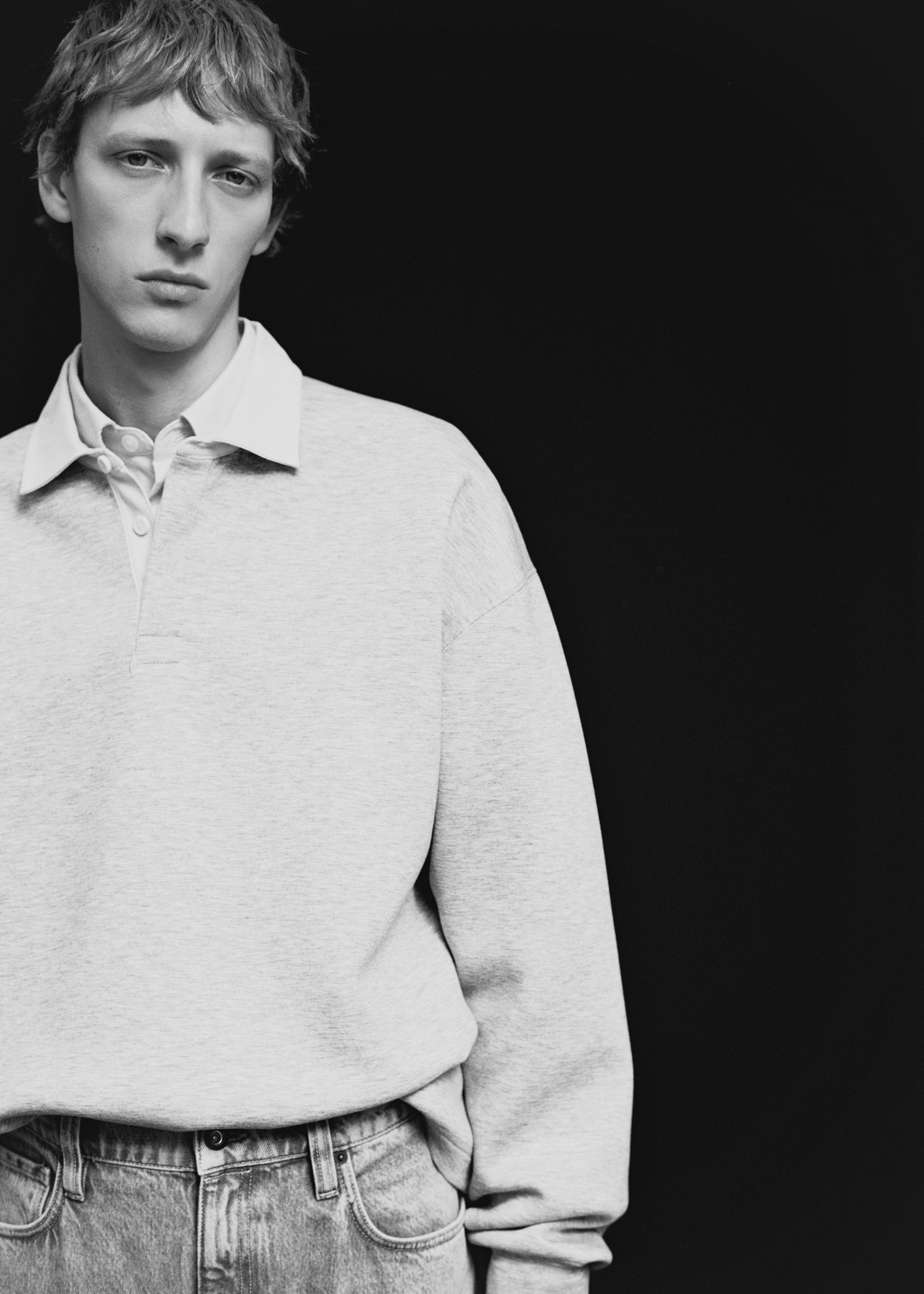 Sweat-shirt polo relaxed-fit - Détail de l'article 3