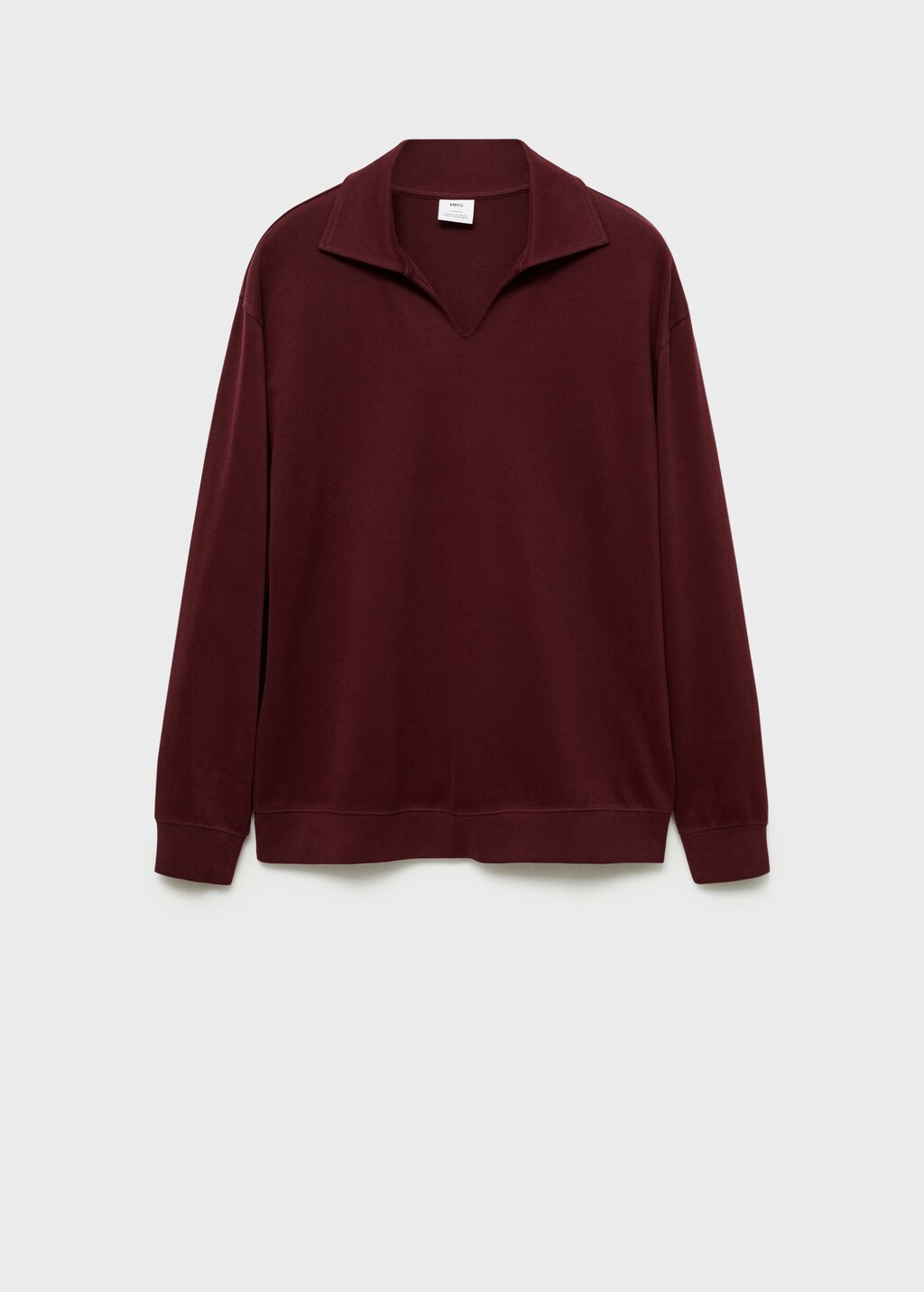 Burgundy polo sweatshirt new arrivals