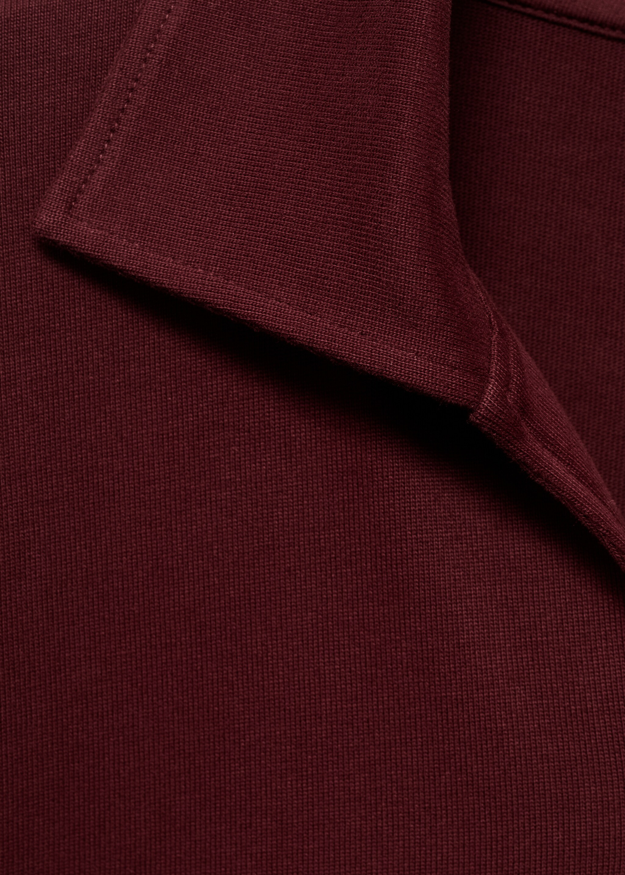 Oversize relaxed fit polo neck sweatshirt - Details of the article 8