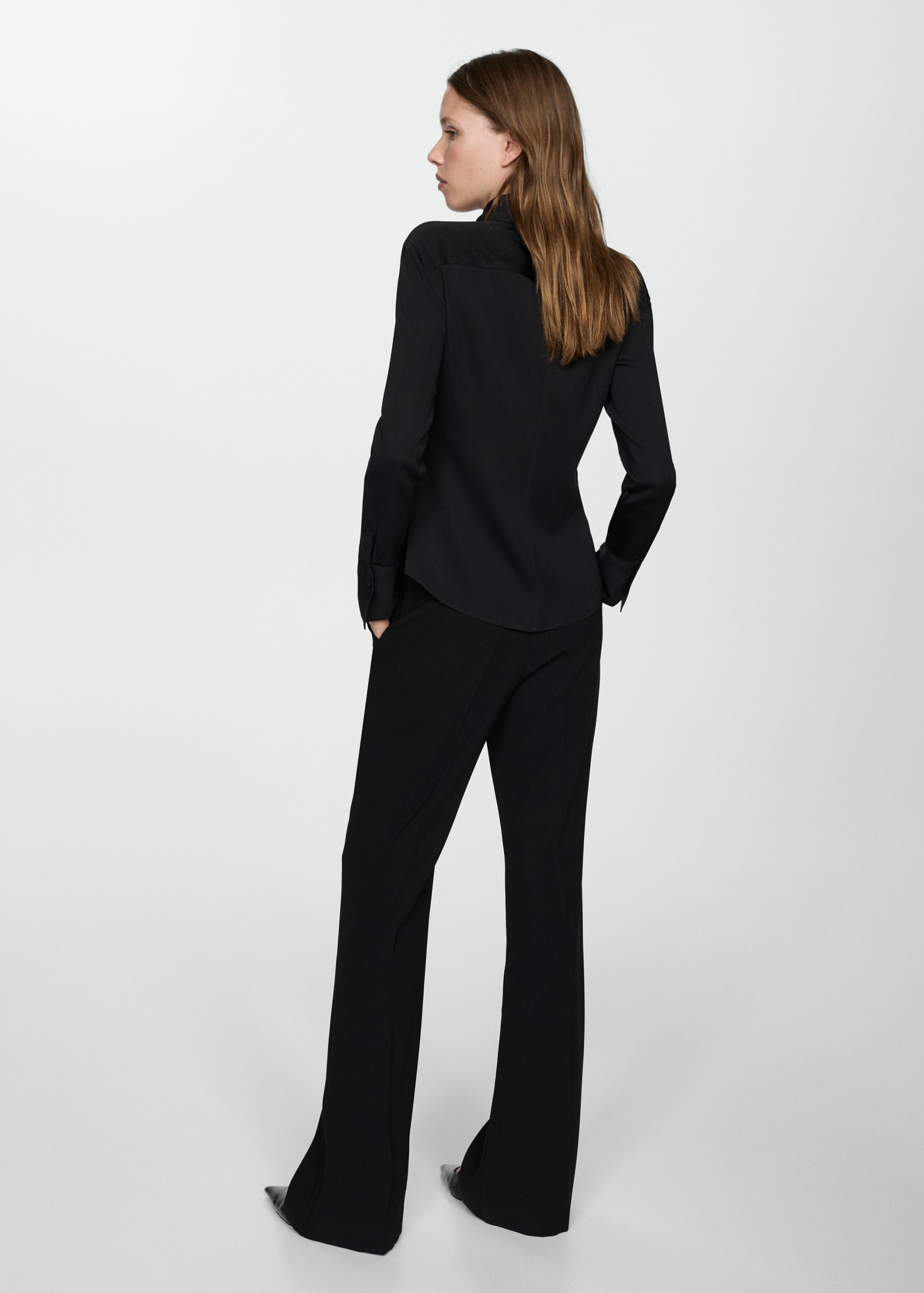 Chemise fluide manches longues - Verso de l’article