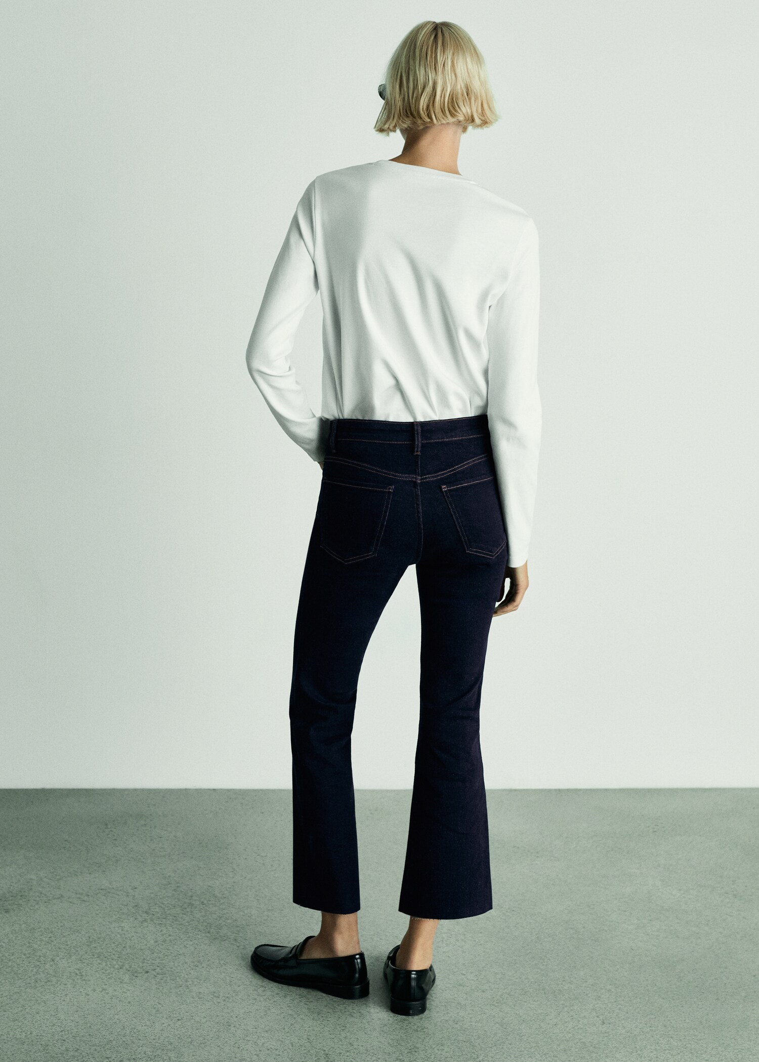 Jean Sienna flare crop rinse wash - Verso de l’article