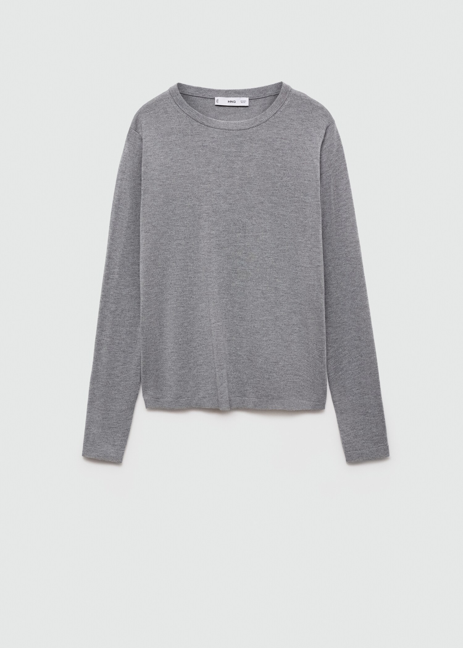 Jersey punto fino cuello redondo - Artículo sin modelo