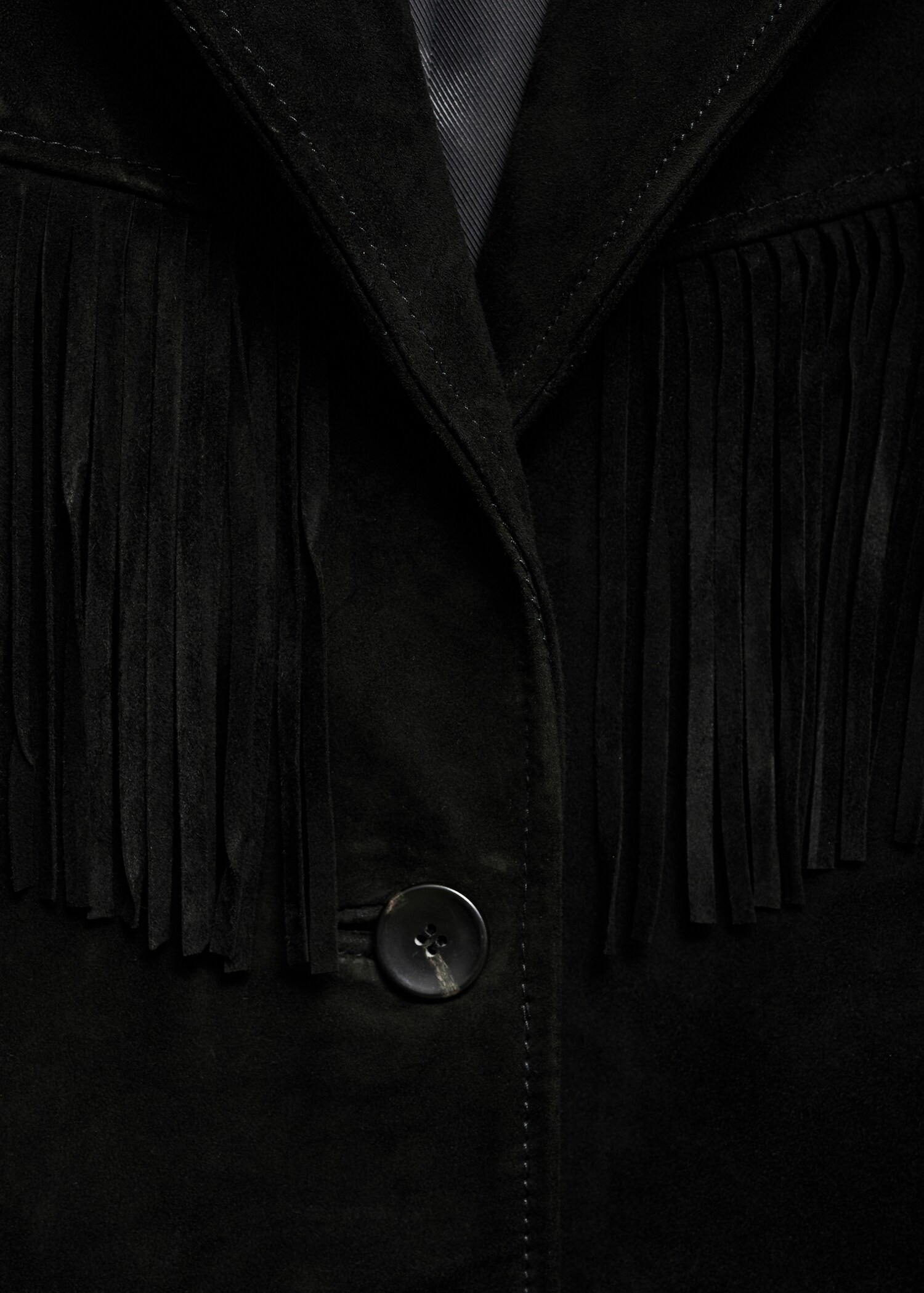 Veste 100 % cuir franges - Détail de l'article 8