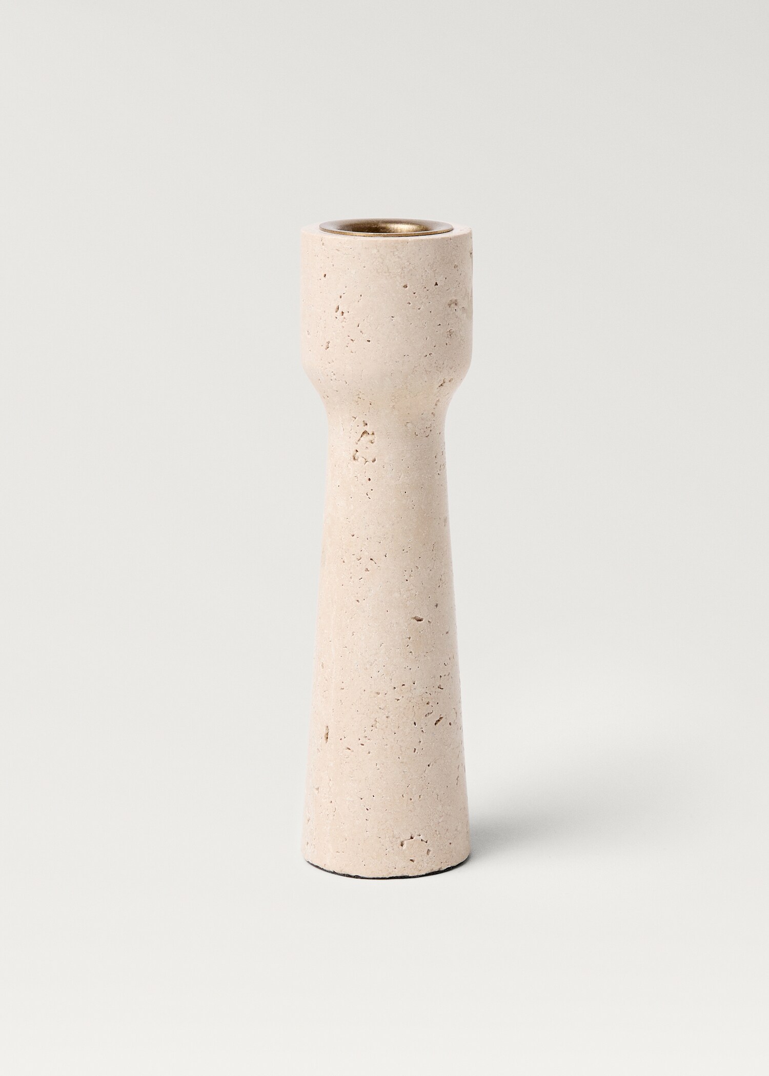 Large travertine candlestick - Article without model