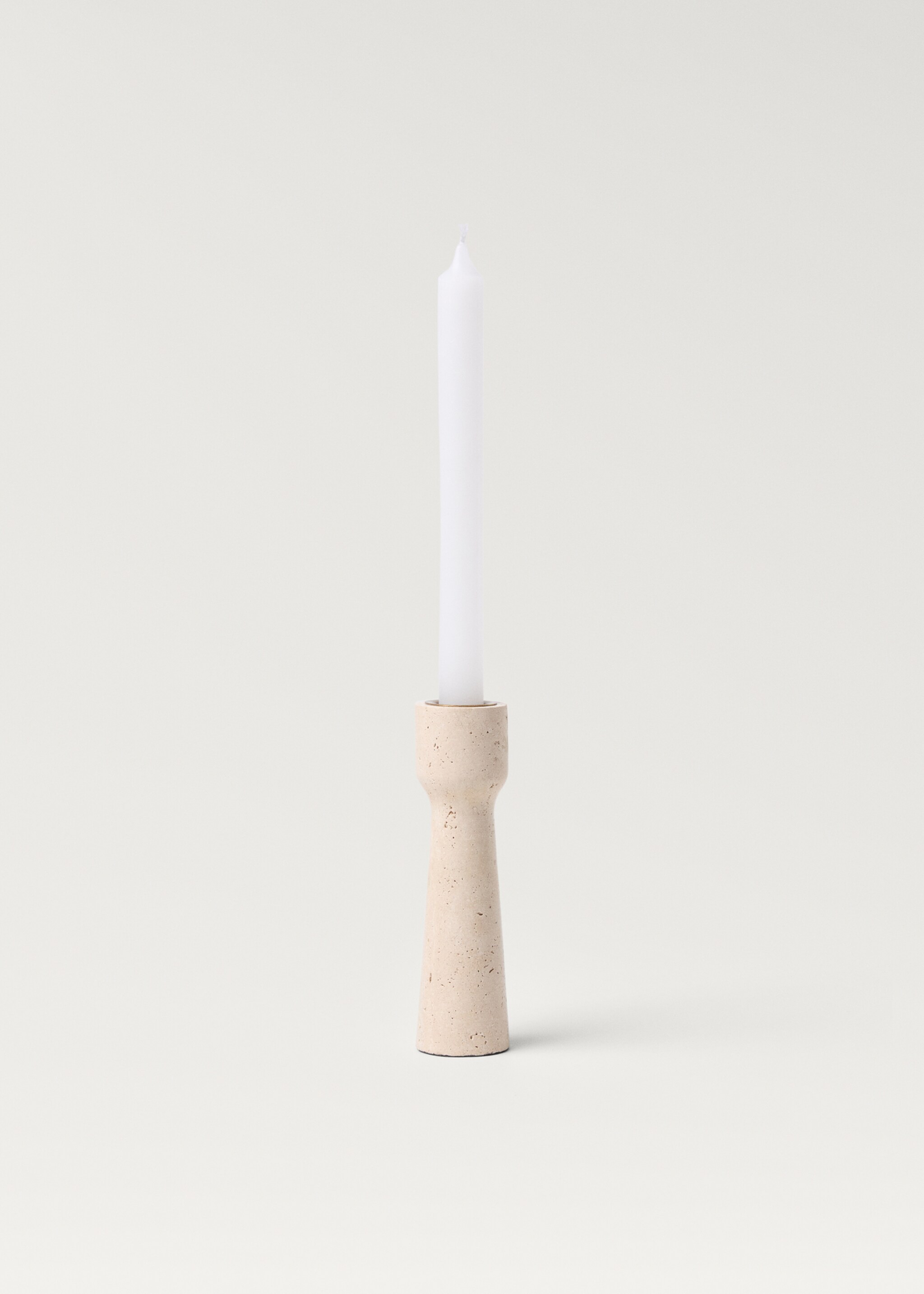 Large travertine candlestick - Details of the article 3