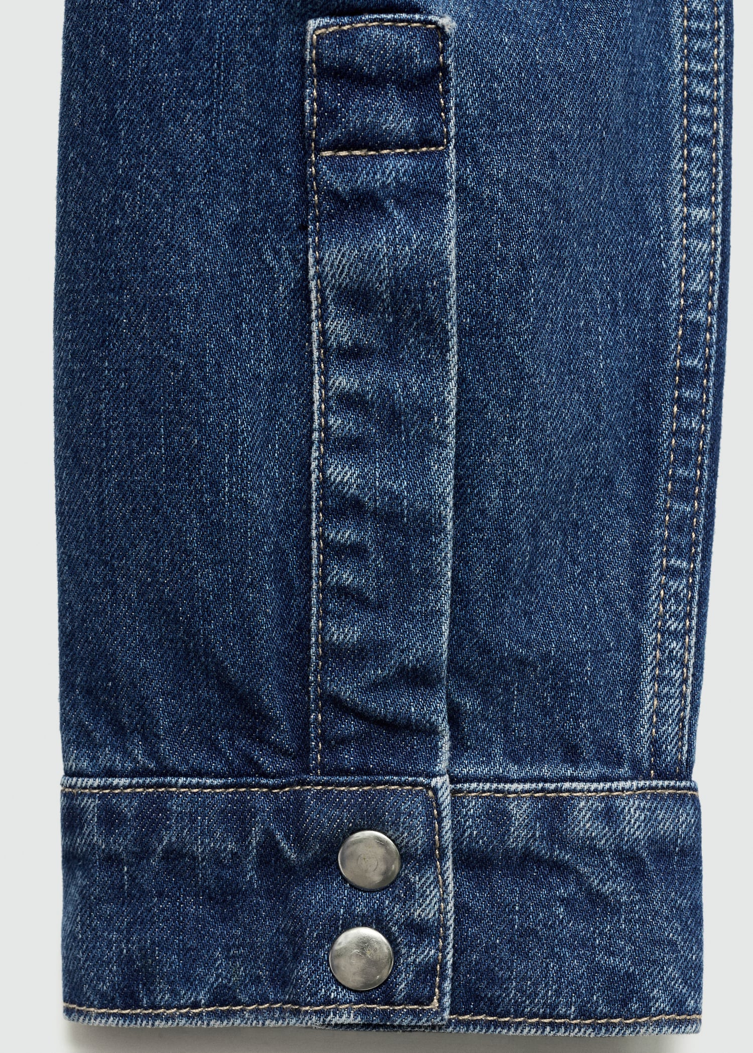 Oversized denim overshirt - Details of the article 0