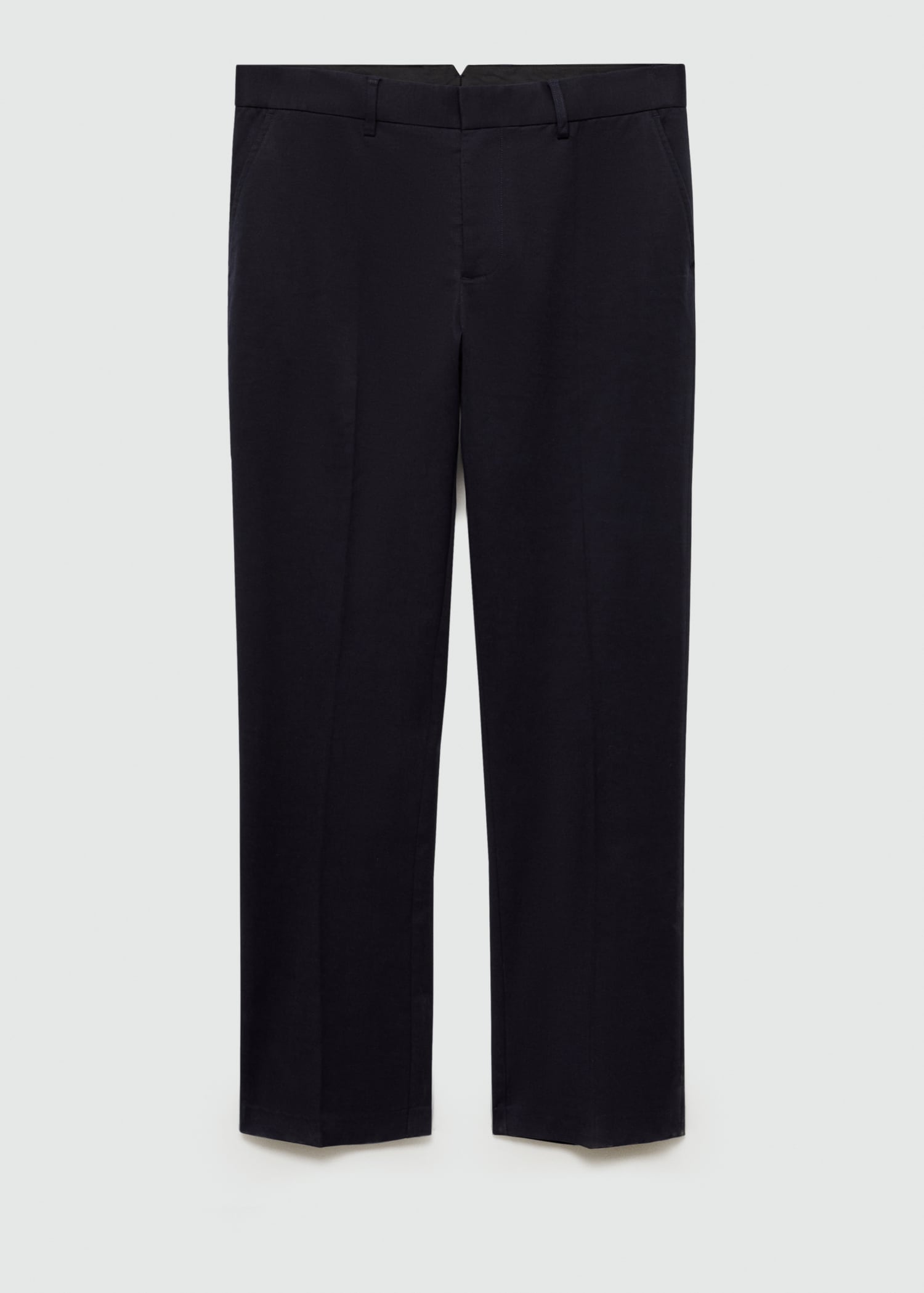 Regular-fit tencel cotton trousers - Article without model