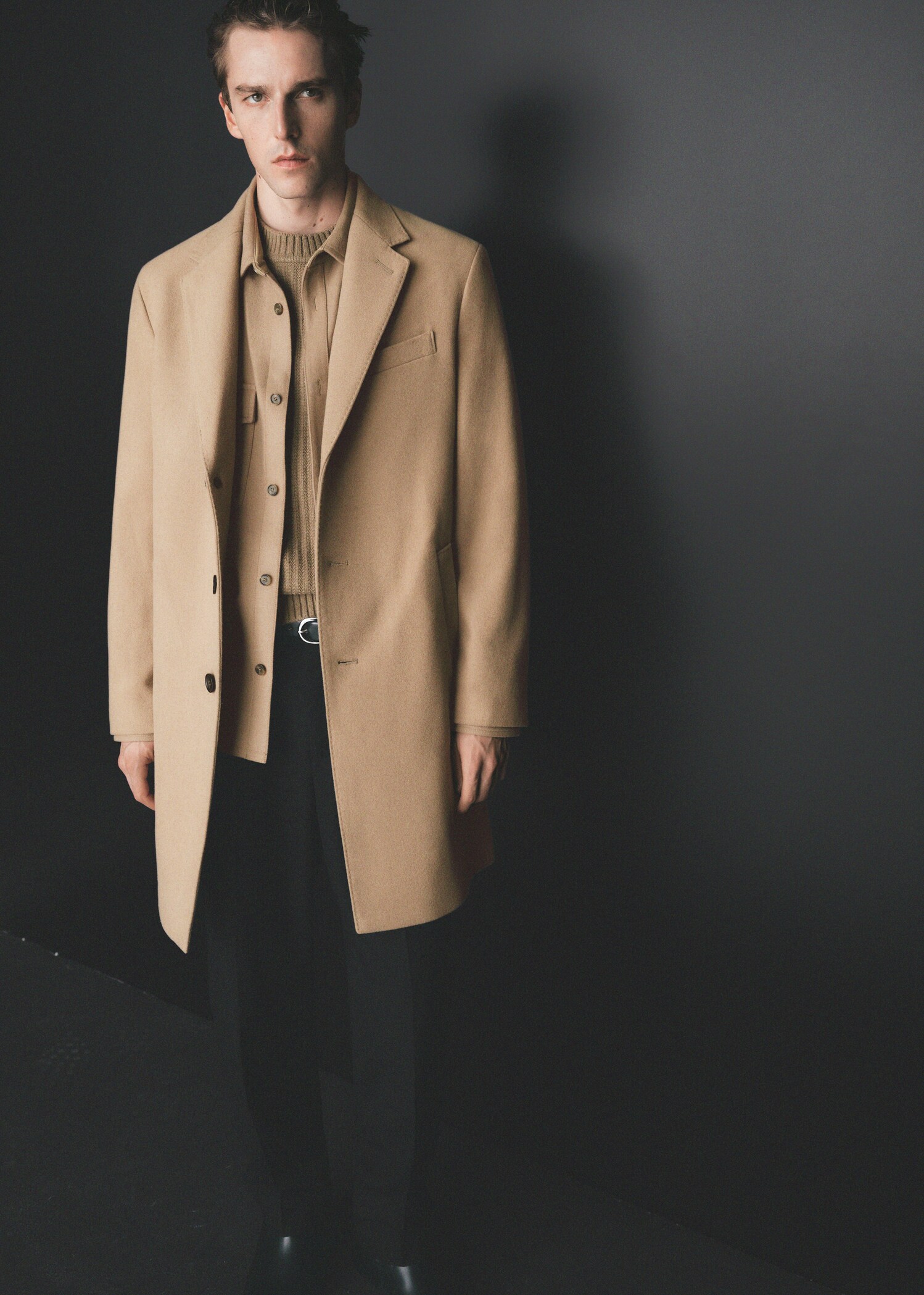 Long recycled wool coat - Details of the article 3