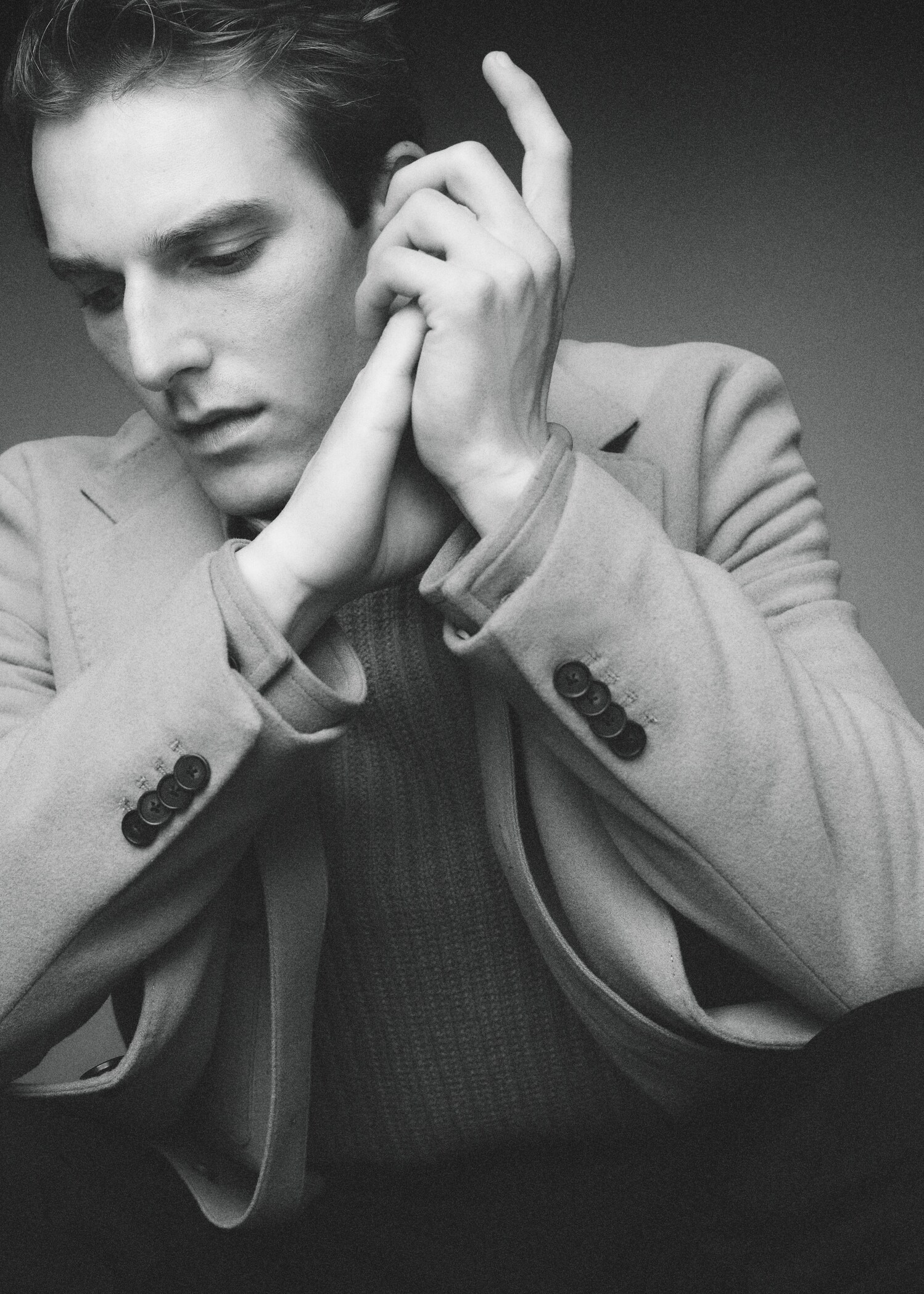 Long recycled wool coat - Details of the article 5