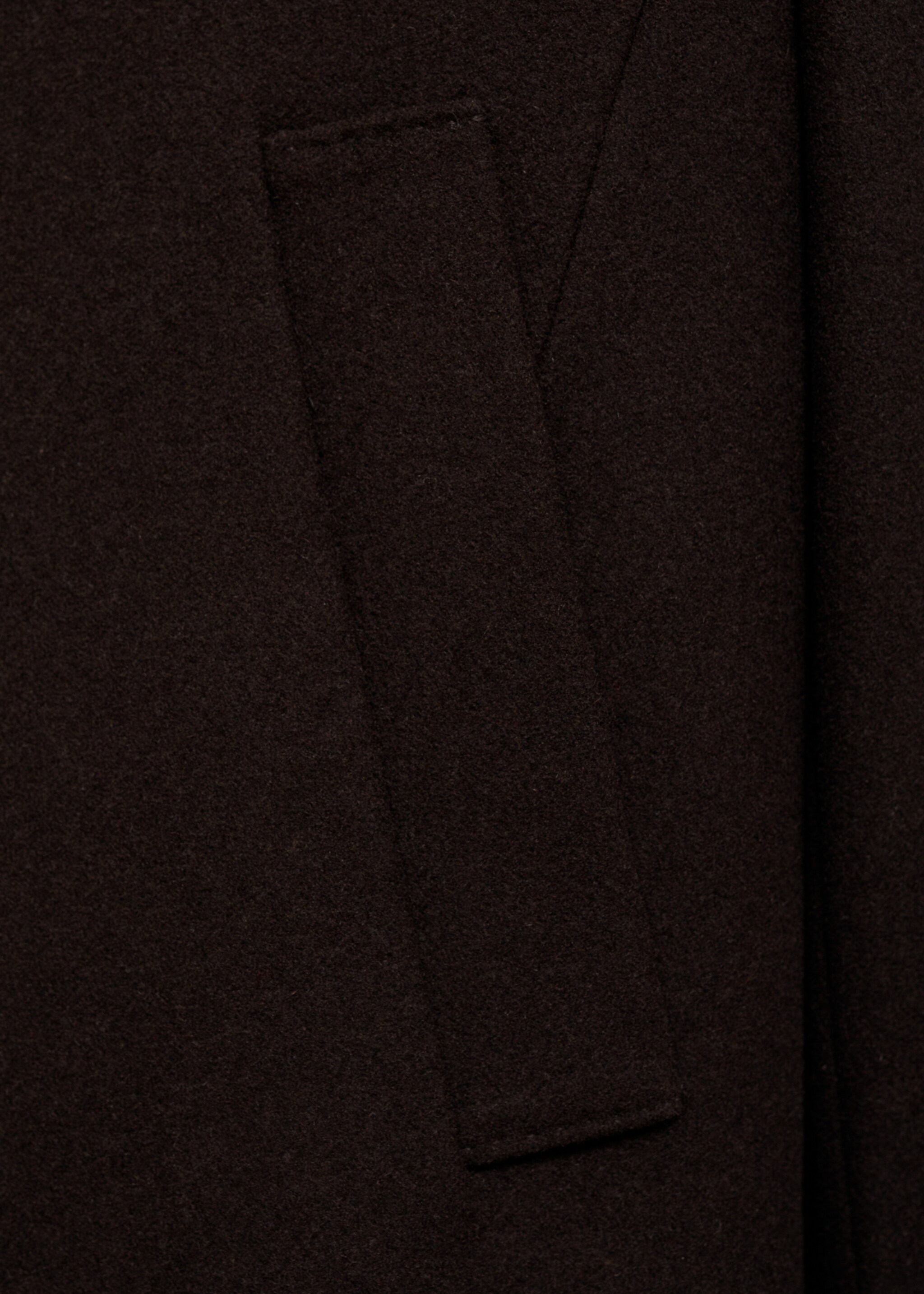 Long recycled wool coat - Details of the article 0