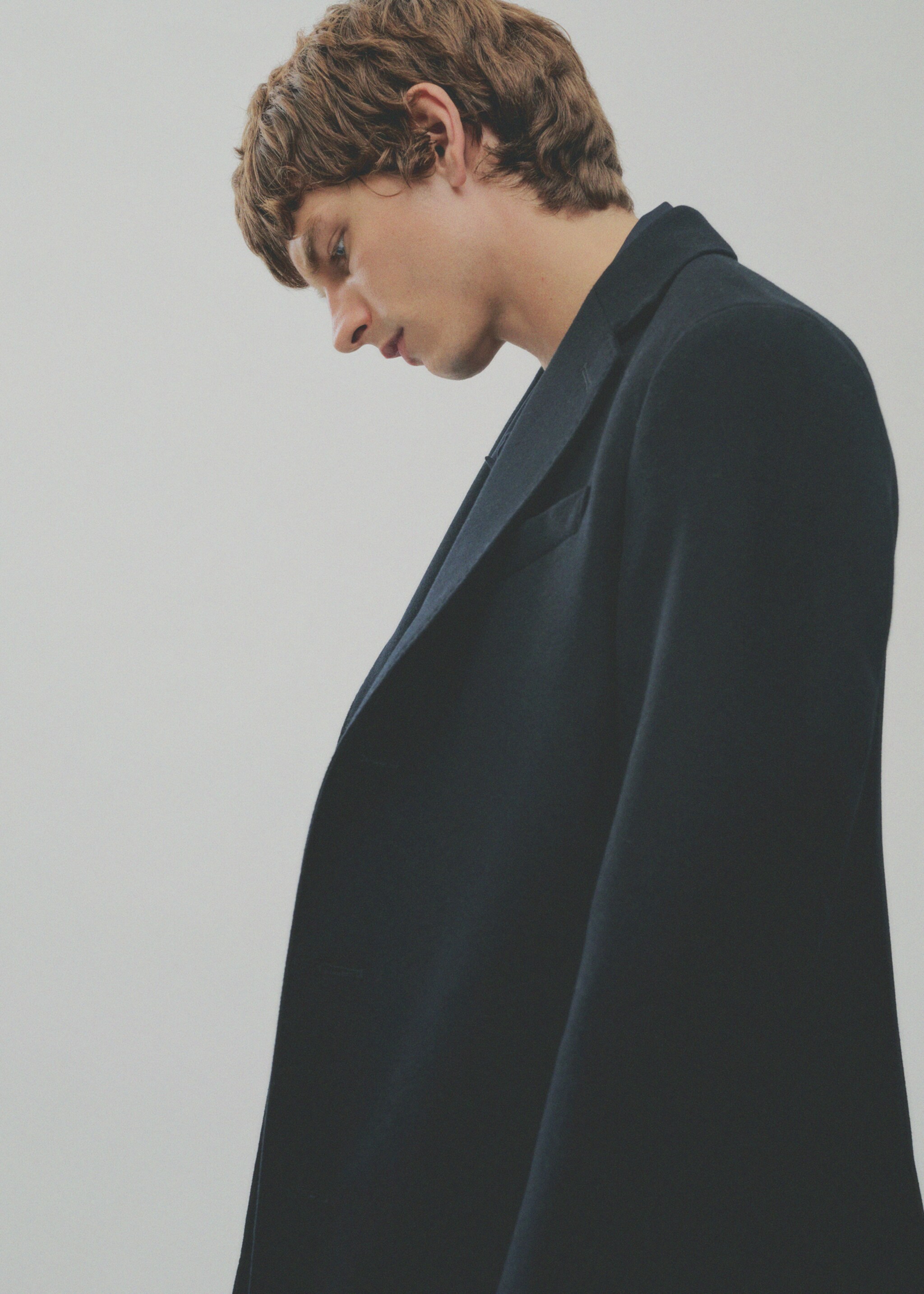 Long recycled wool coat - Details of the article 3