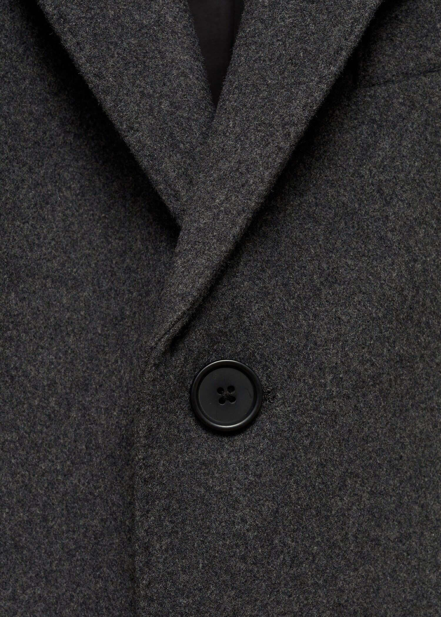 Long recycled wool coat - Details of the article 8