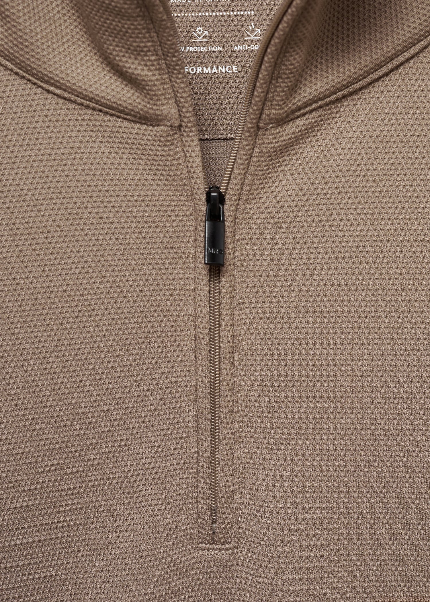 Sweatshirt with anti-odour technology and zip - Détail de l'article 8