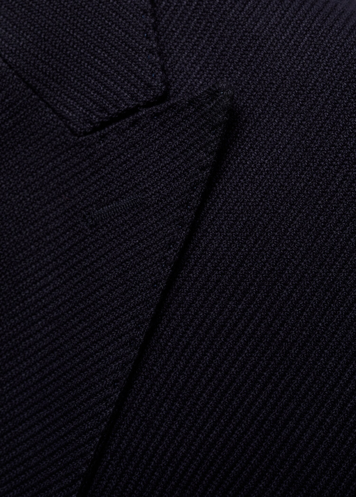 Twill slim-fit double-breasted jacket - Details of the article 8