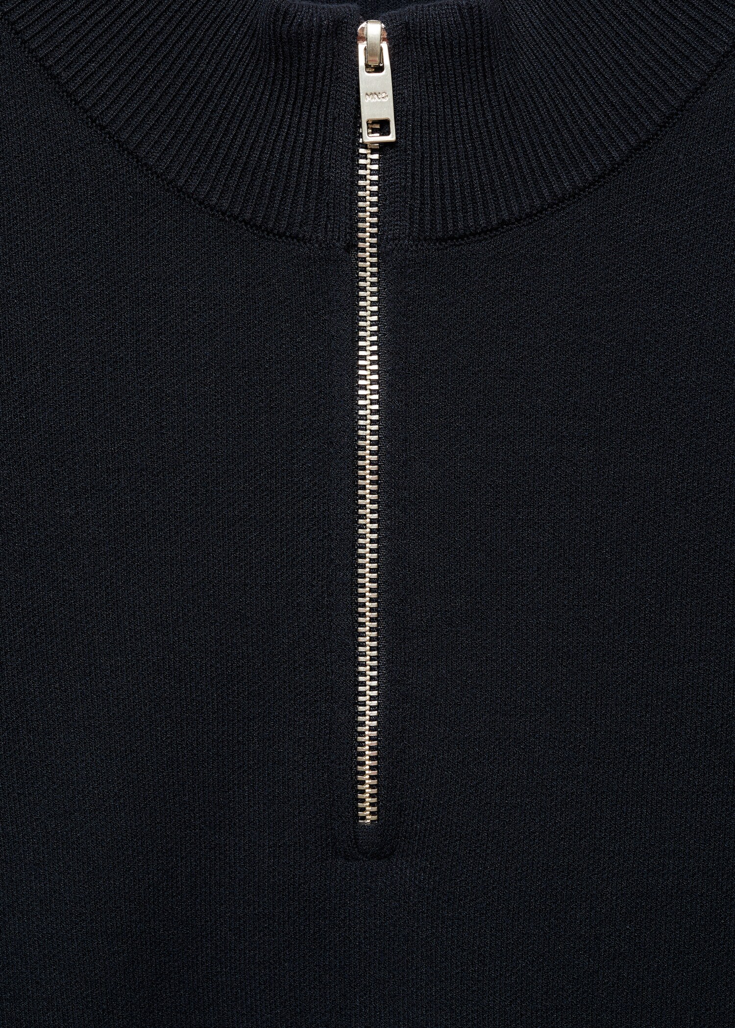 Jersey punto medio cuello perkins cremallera - Detalle del artículo 8