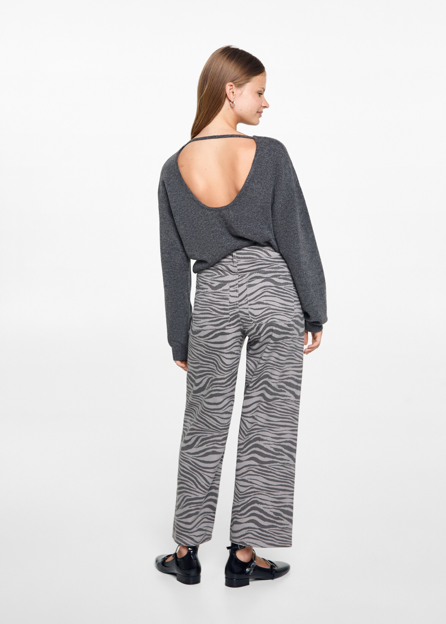Pantalón estampado cebra - Reverso del artículo