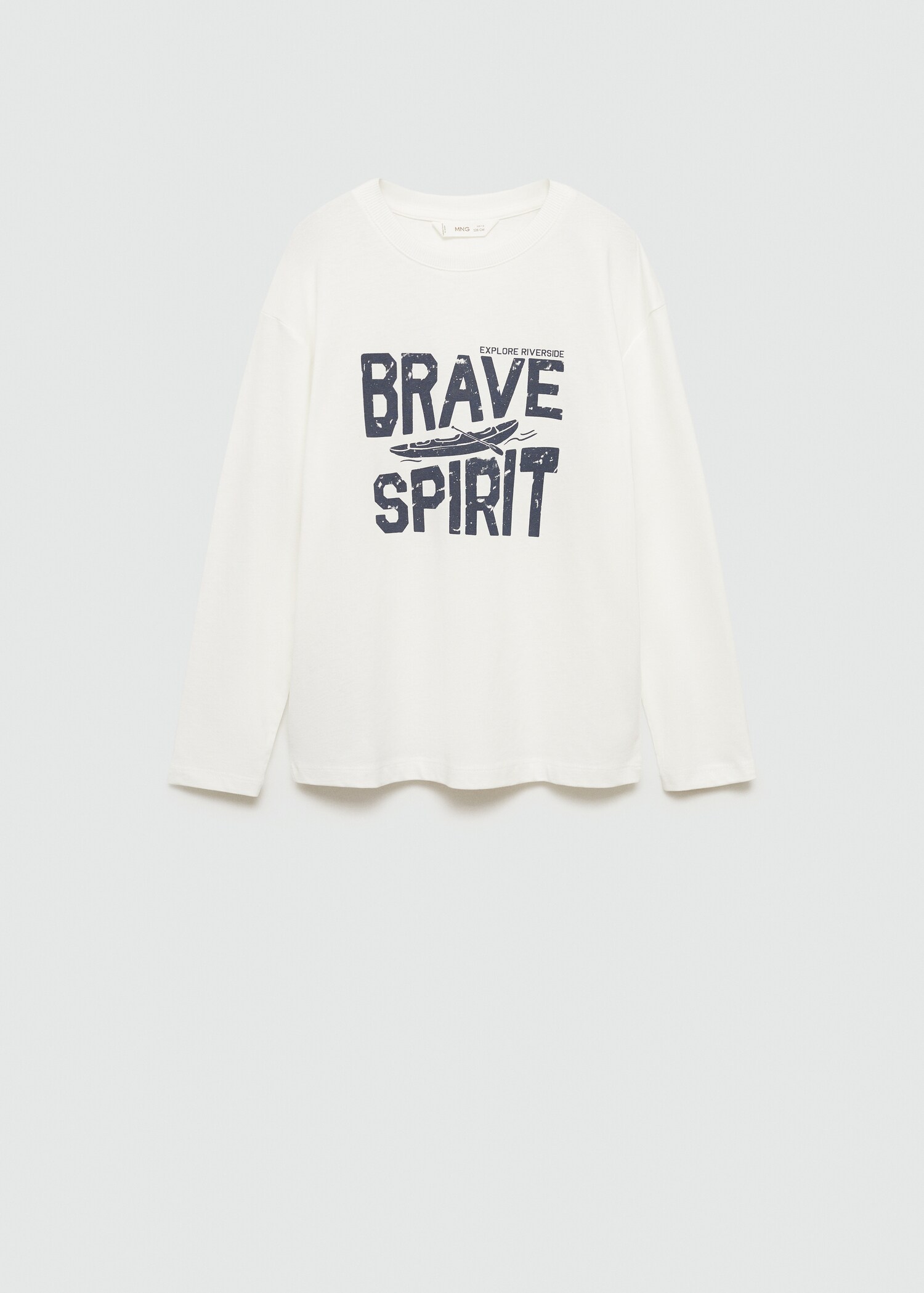 Printed cotton-blend t-shirt - Article without model