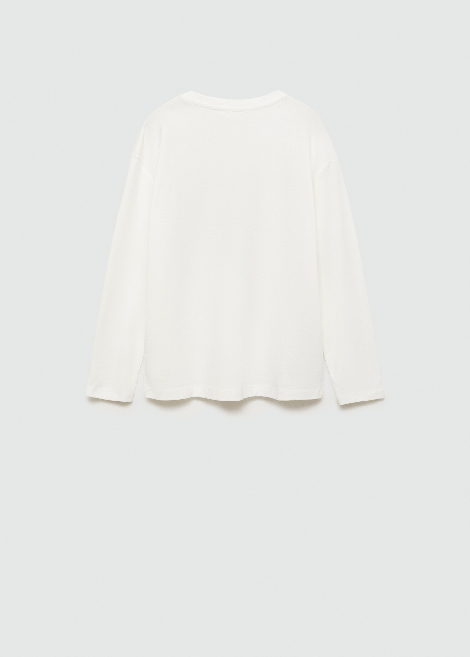 Printed cotton-blend t-shirt - Reverse of the article