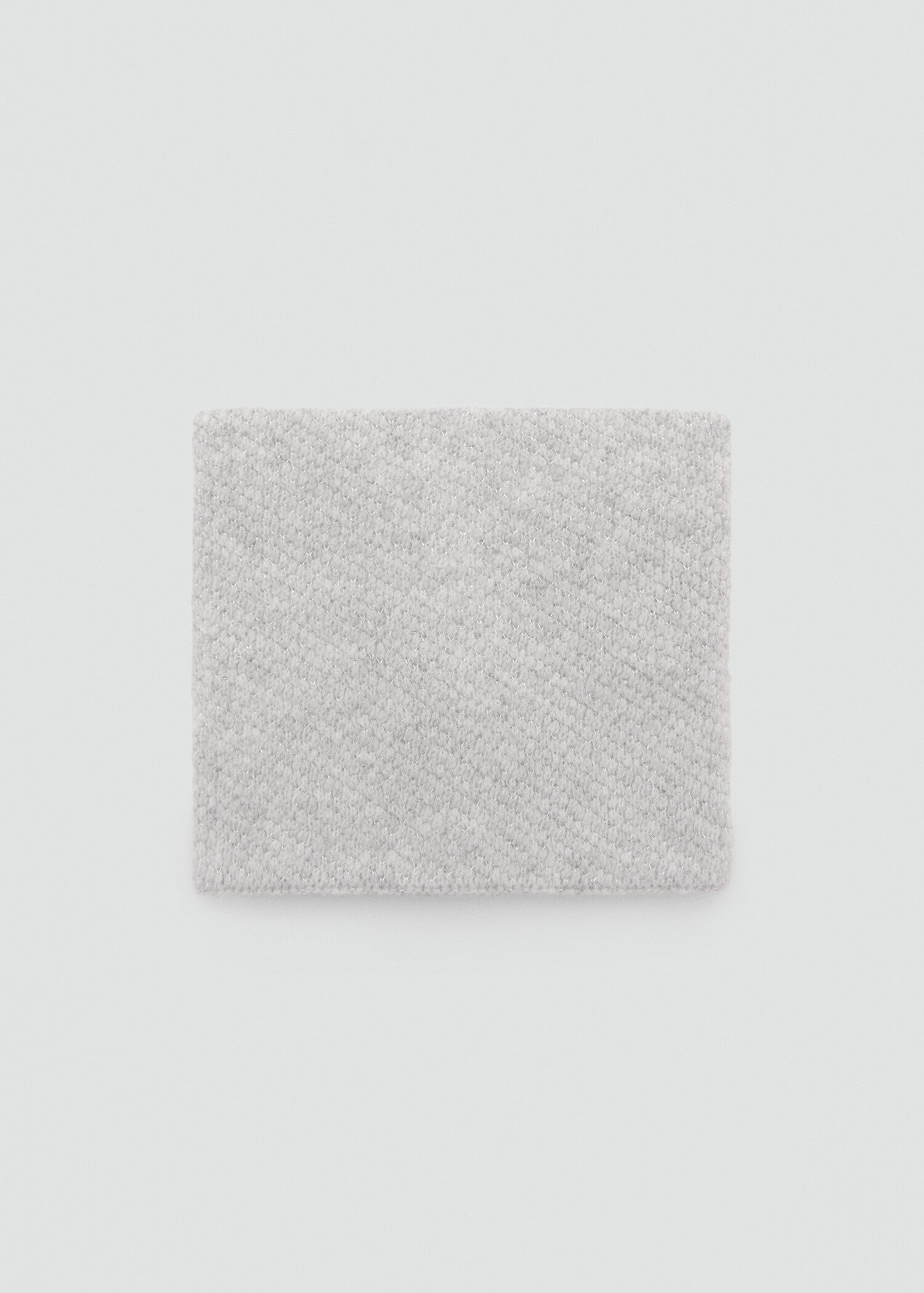 Lurex knitted scarf - Article without model