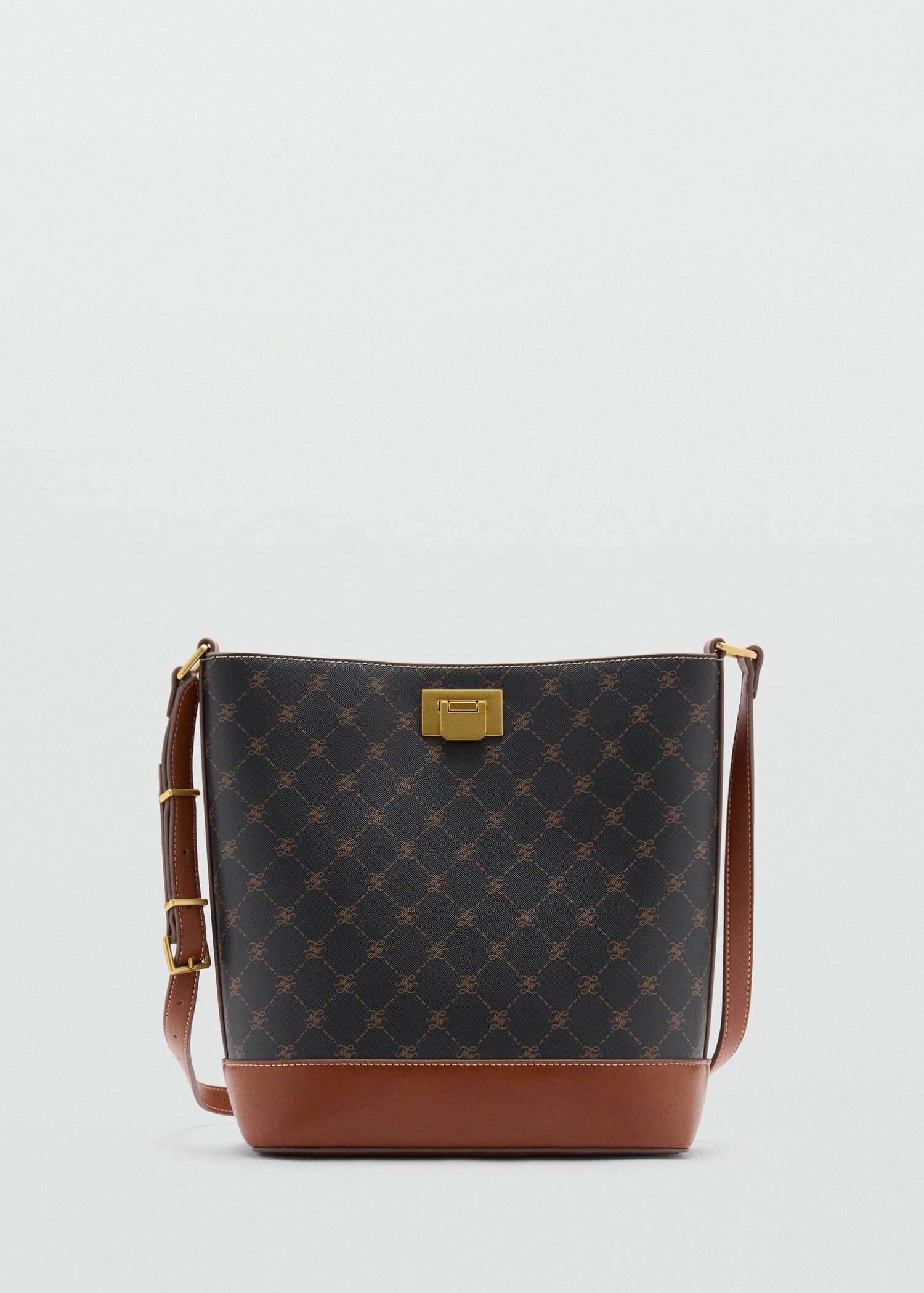 Shopper bag with metallic detail - Article without model