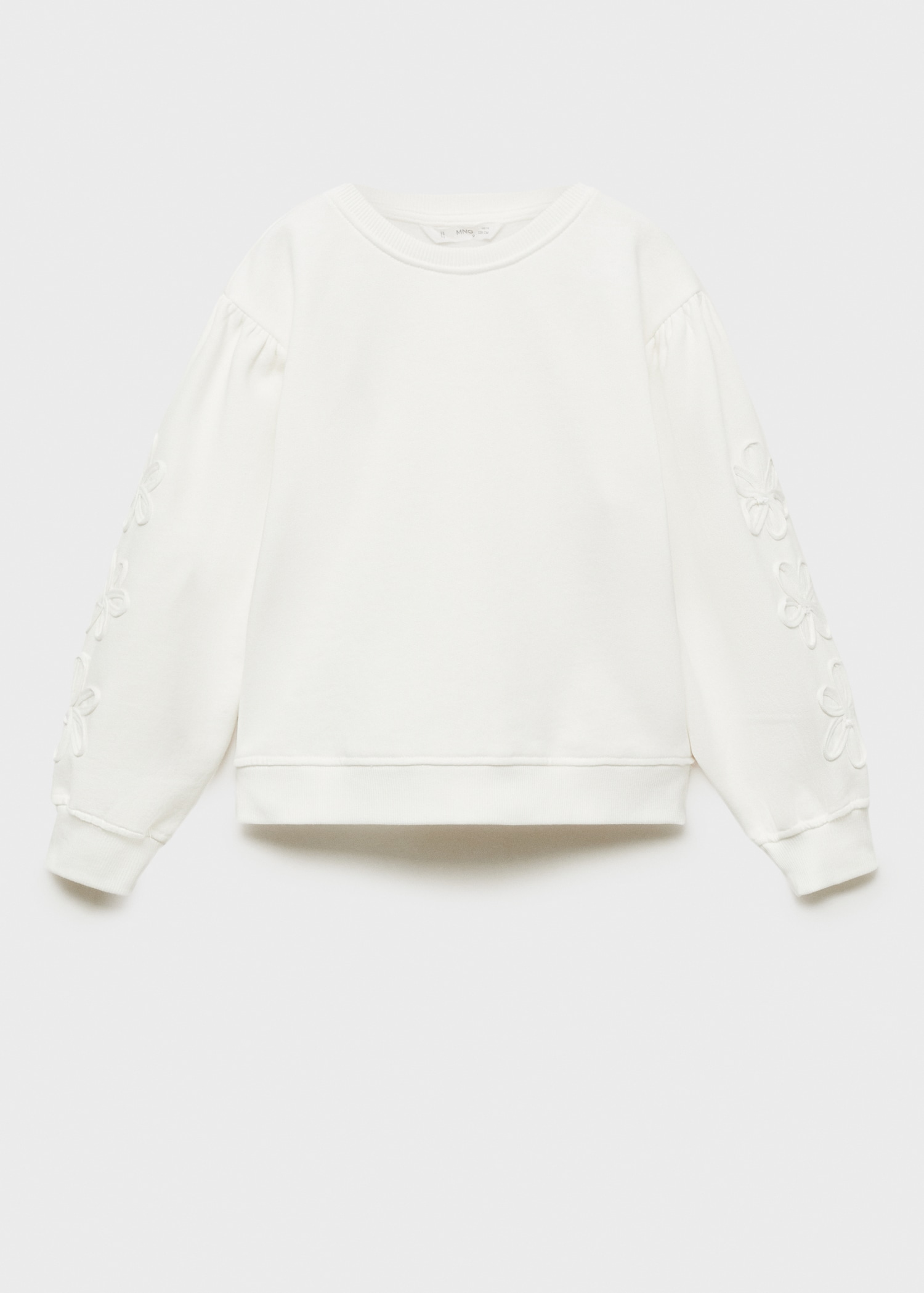 Sweat-shirt coton détails brodés - Article sans modèle