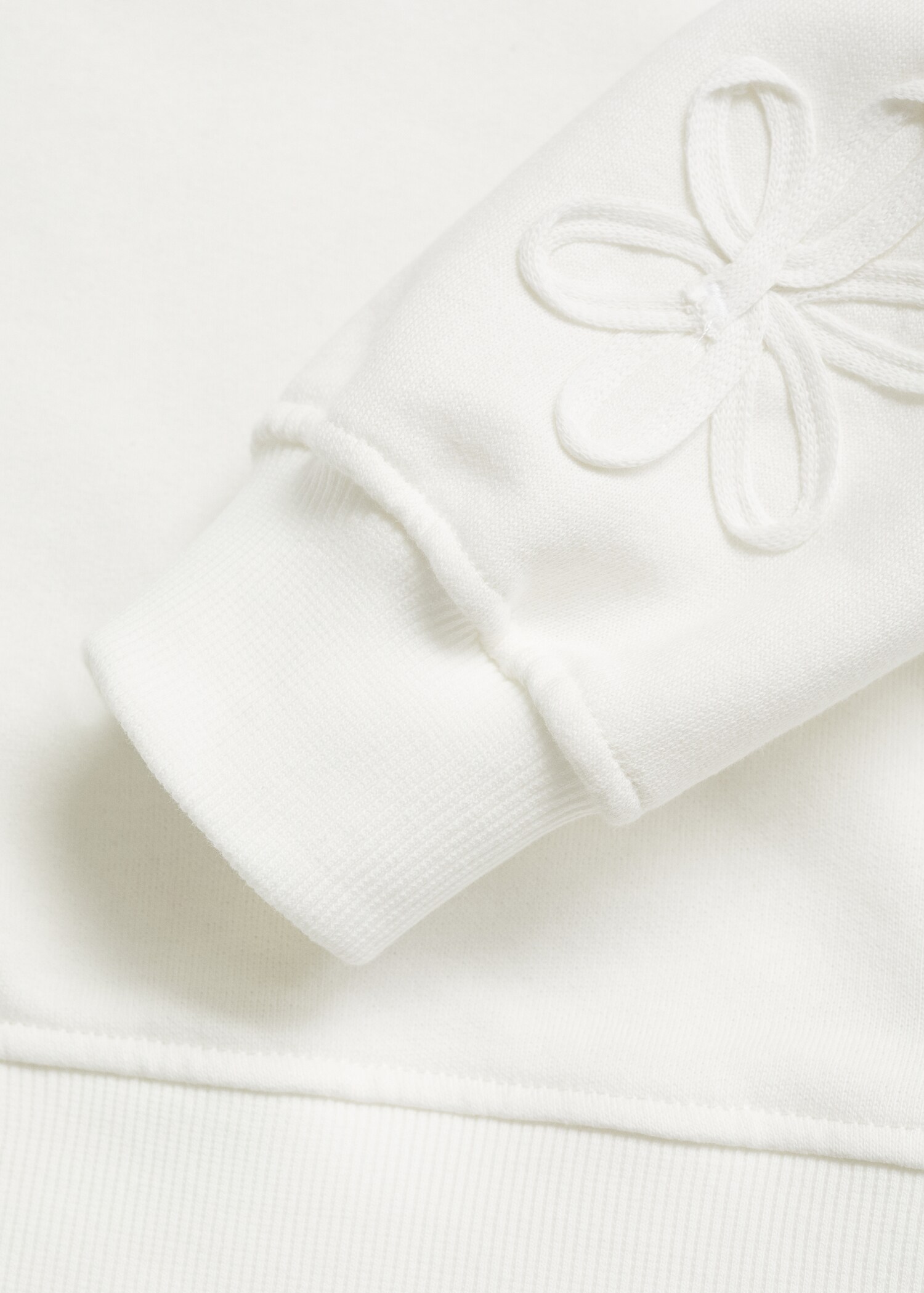 Sweat-shirt coton détails brodés - Détail de l'article 8